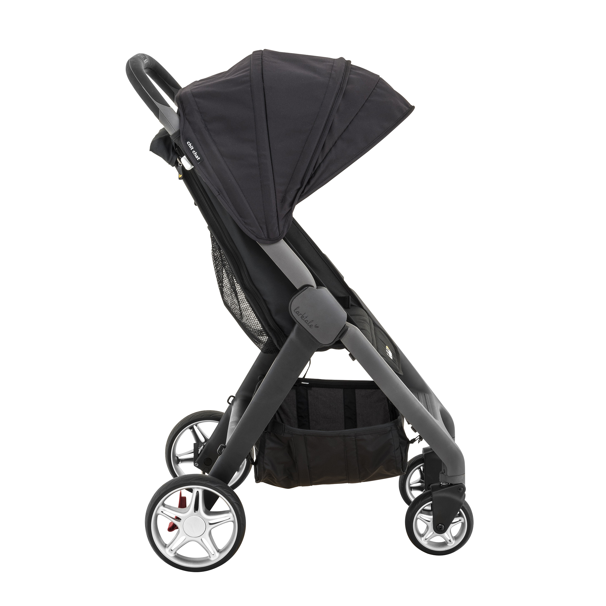 Larktale Chit Chat Compact Lightweight Travel Stroller, Mornington Grey - Image 17