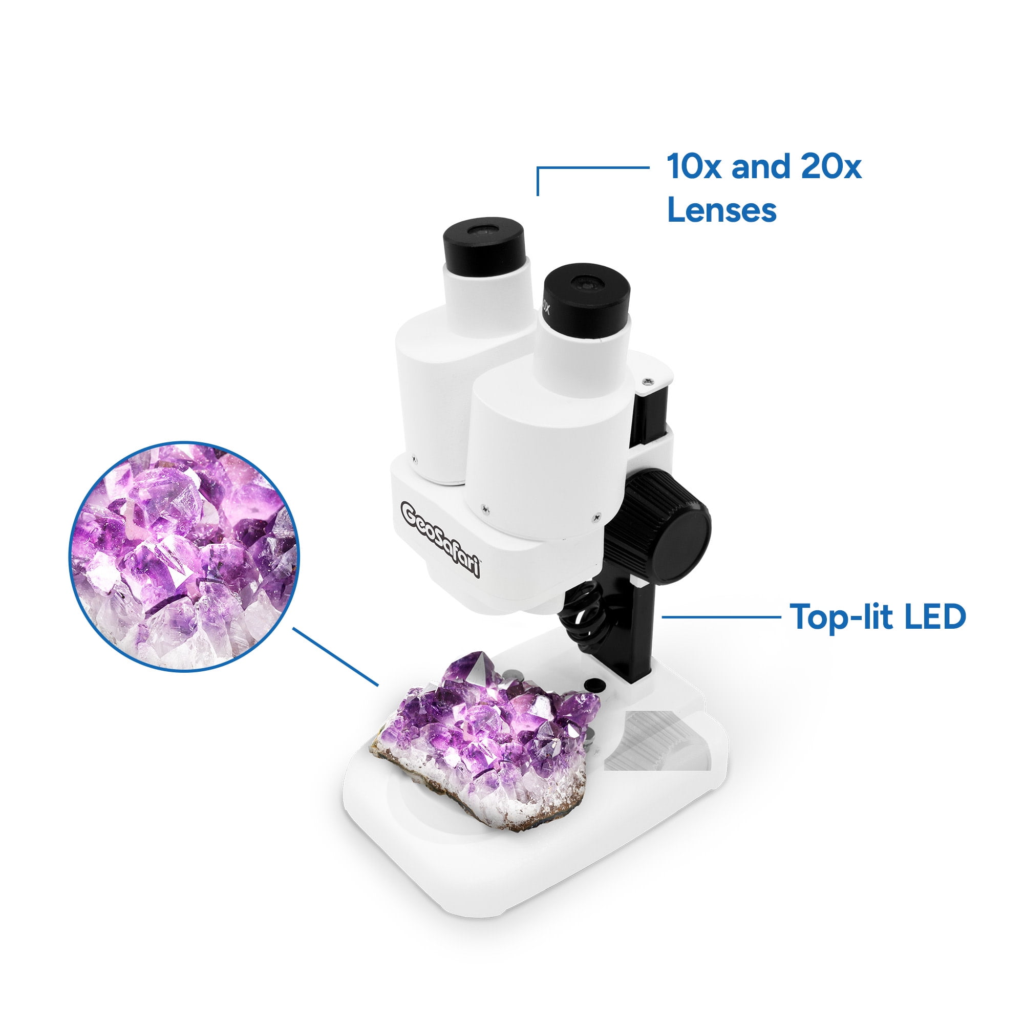 Educational Insights GeoSafari Stereoscope, Microscope for Kids, Science Set for Kids 8+ - Image 3