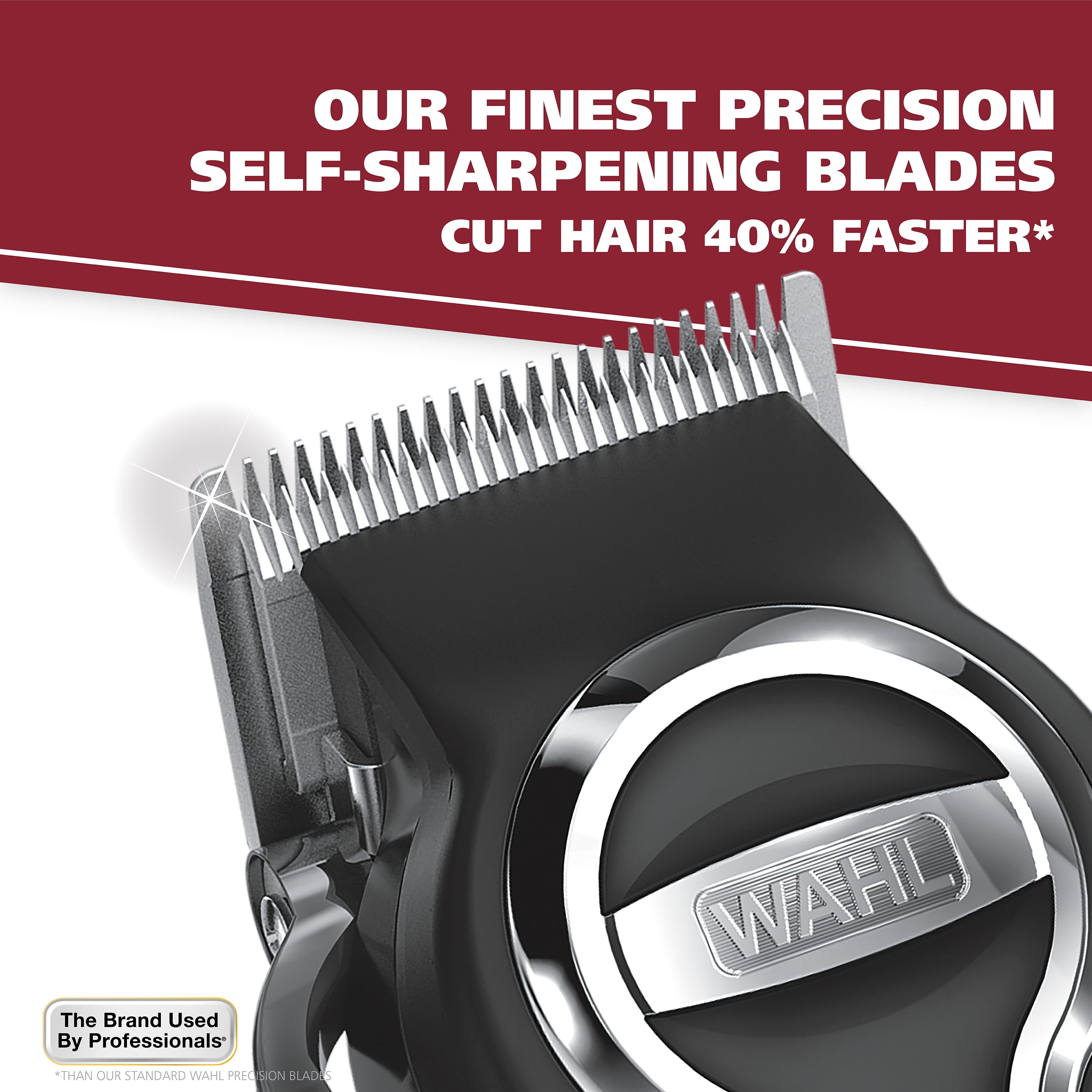 Wahl Elite Professional High Performance Hair Cutting Kit, 23 Piece Set with Clipper, Clipper-Blade Cover, Premium Styling Hair-Comb, 79734 - Image 8