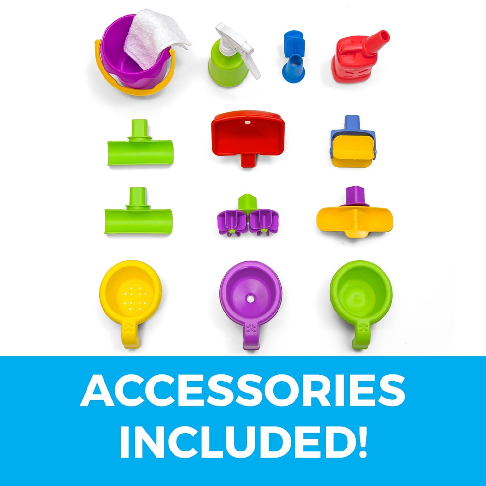 Step2 Car Wash Splash Center Blue Plastic Water Table for Toddlers - Image 8