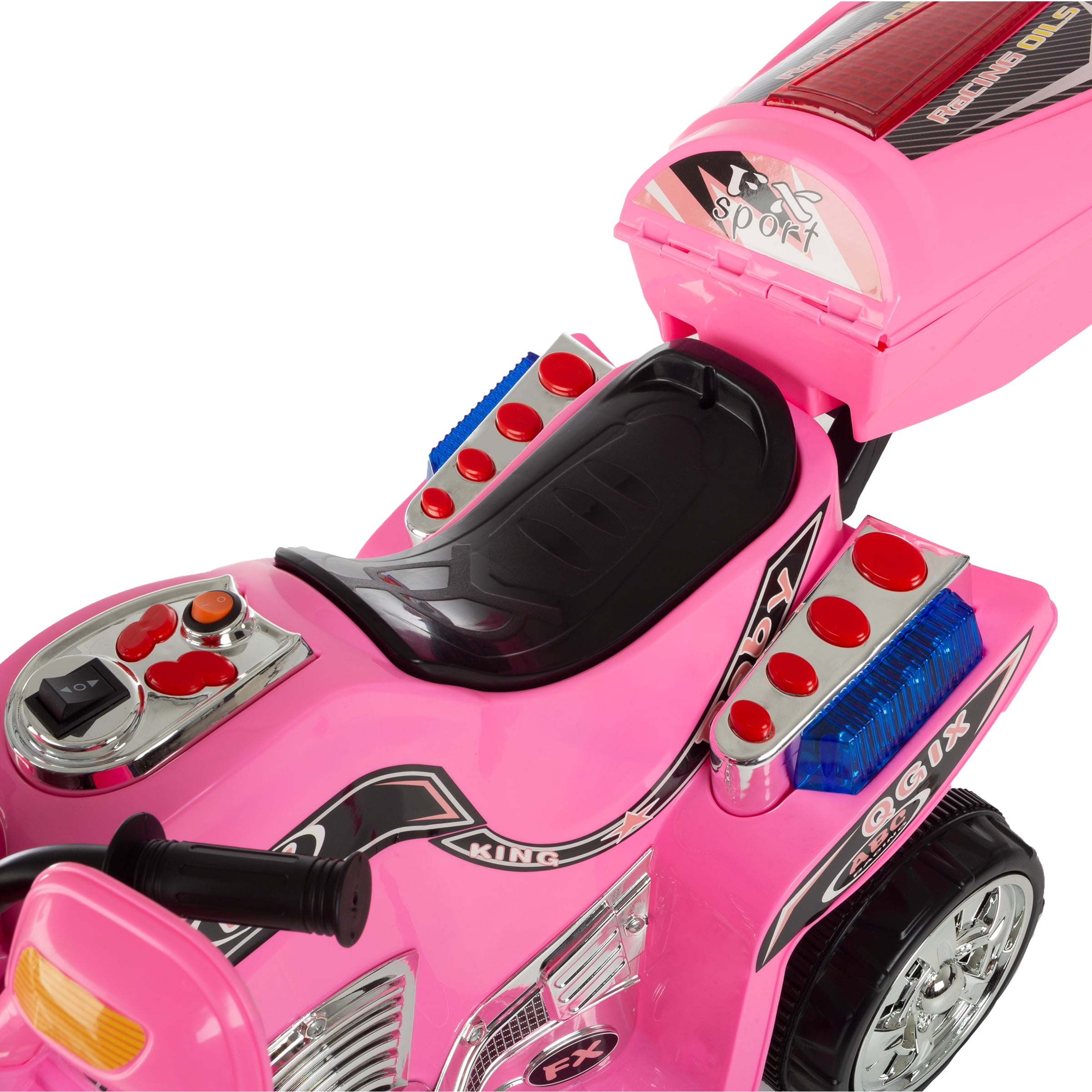 Lil’ Rider Electric Motorcycle for Kids - 3-Wheel Battery-Powered Toy Motorcycle for Kids Ages 3 to 6, (Pink) - Image 2