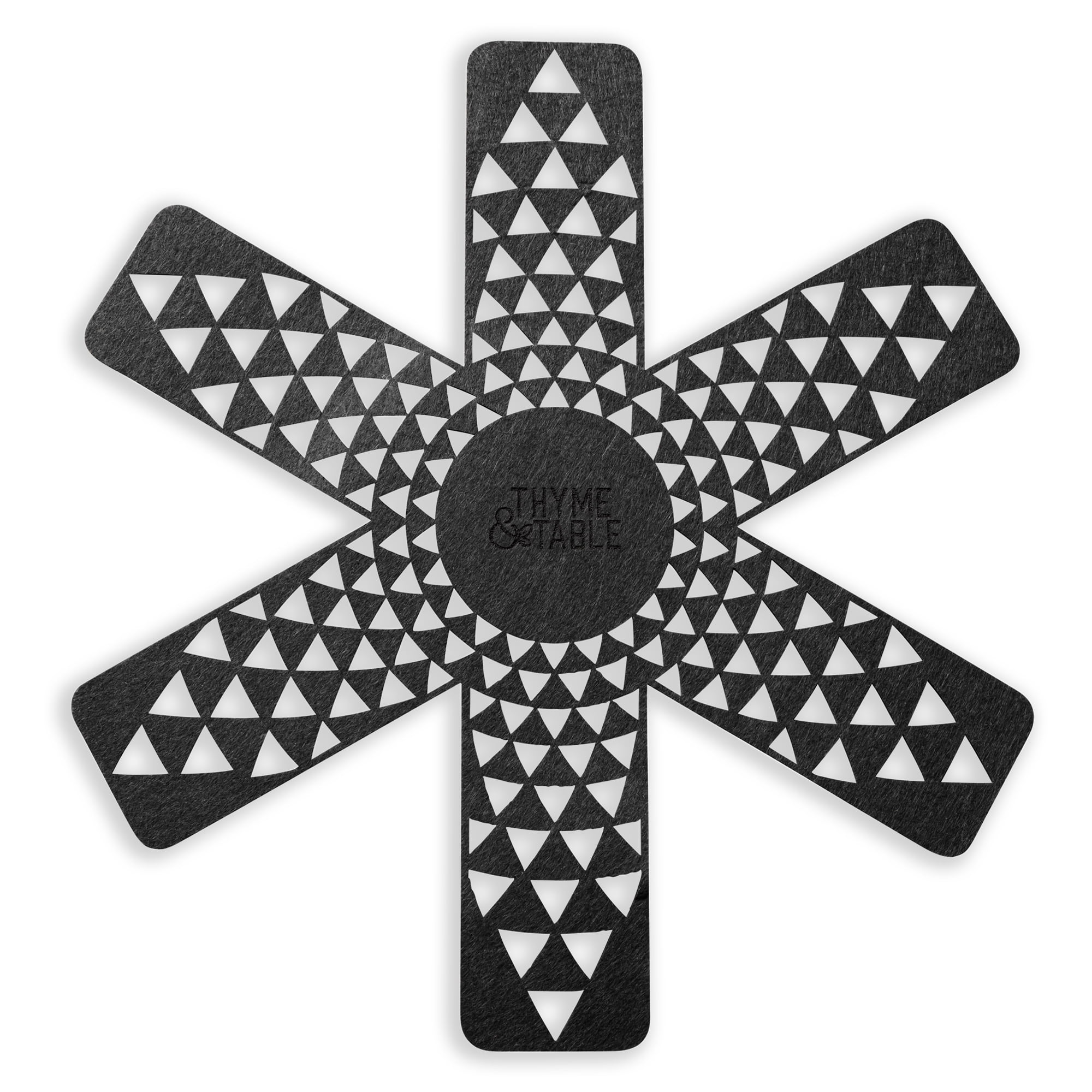 Thyme & Table 12-Piece Nonstick Signature Ribbed Cookware Set, Pots and Pans Set - Black & Gold - Image 11