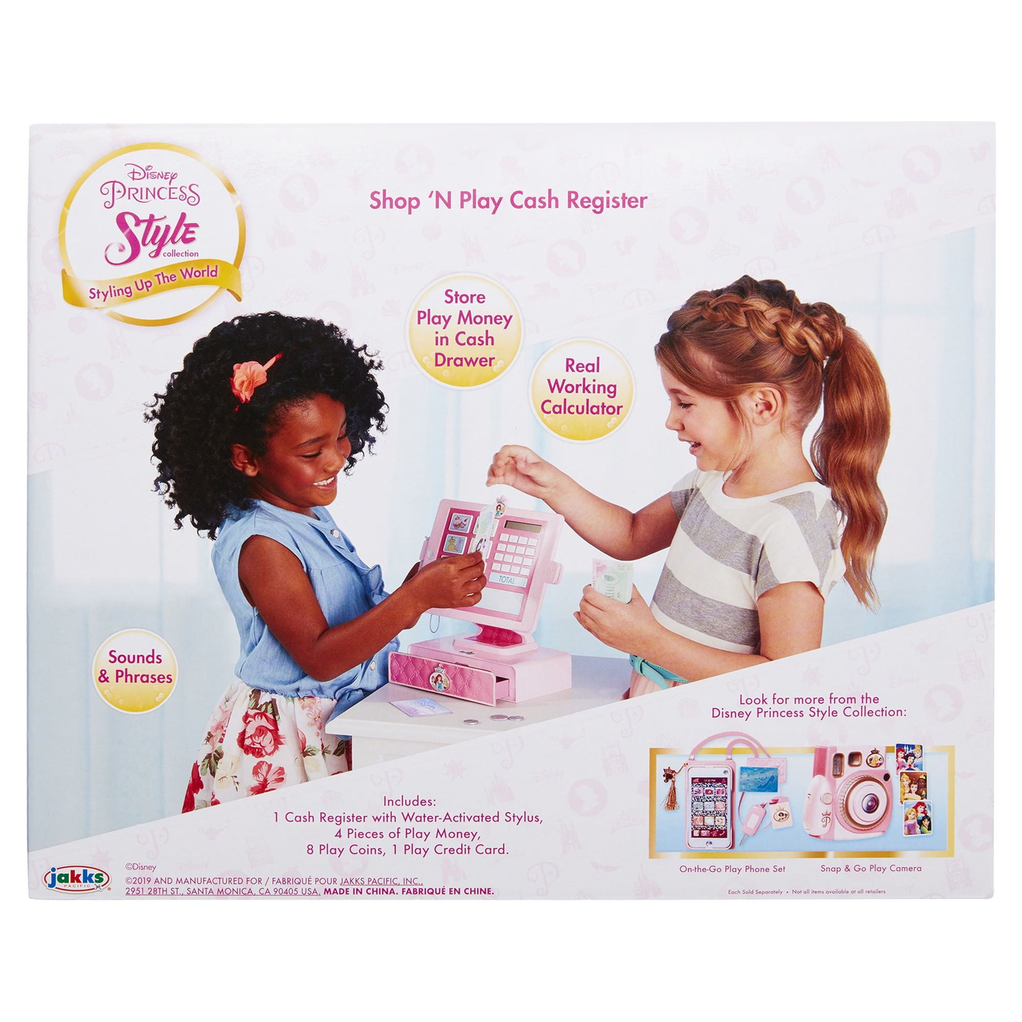 Disney Princess Style Collection Shop and Play Cash Register Includes Sounds and Phrases & 14 Pieces - Image 9