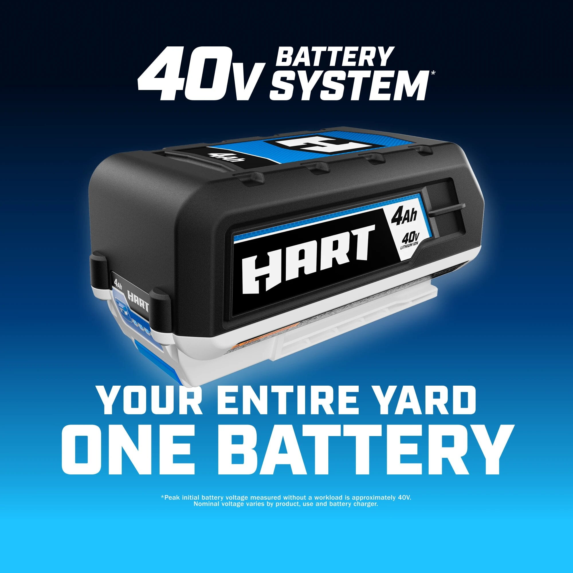 HART 40V Cordless Brushless 14 inch Chainsaw Kit (1) 4.0Ah Lithium-Ion Battery - Image 2