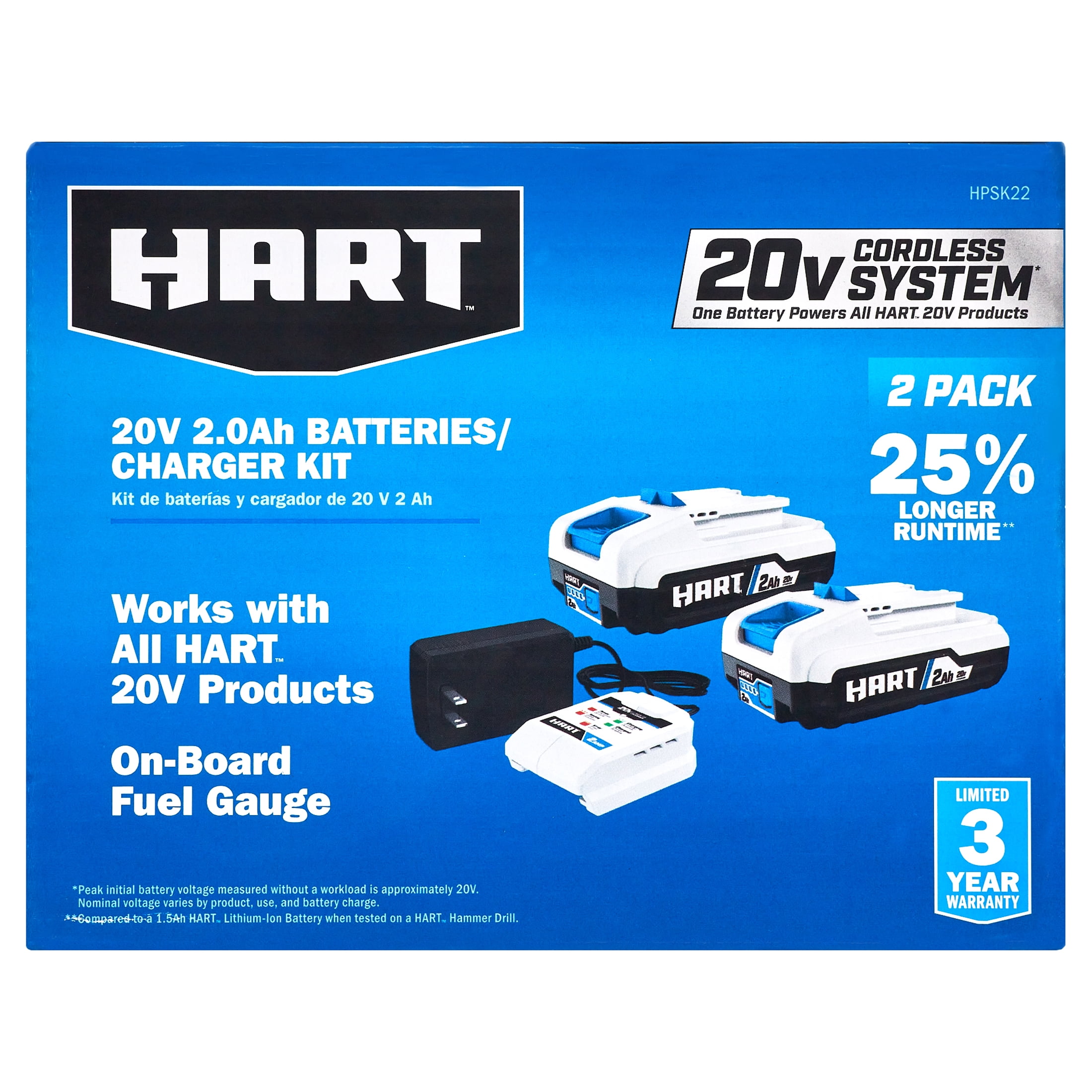 HART 20-Volt Multi-Tool with 2-Pack 2Ah Battery and Charger Starter Kit Bundle - Image 3