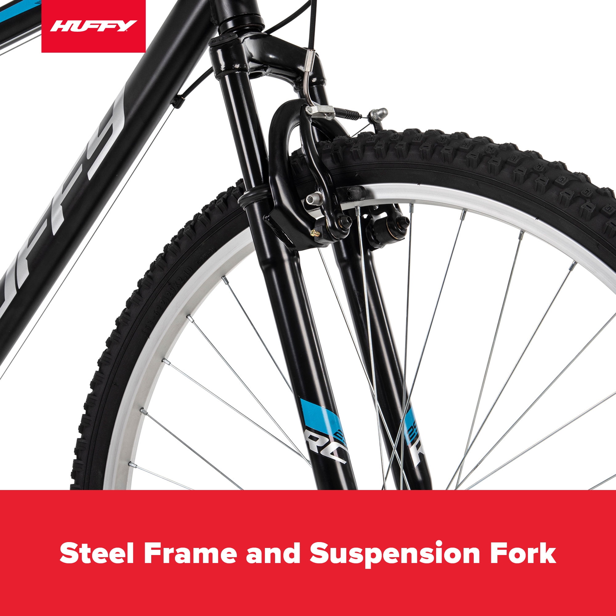 Huffy 29" Rock Creek Mountain Bike, Fits Riders 5'0"+, Matte Black, Adult, Men's - Image 2