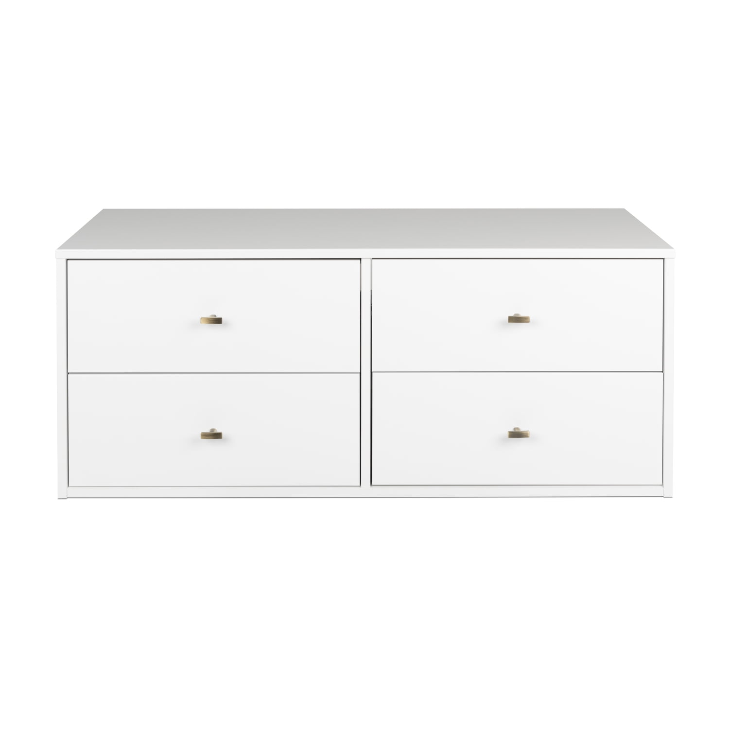 Prepac Floating 4-Drawer Dresser, White - Image 7