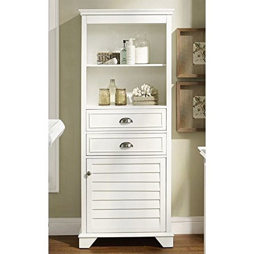 Crosley Brands Lydia Tall Cabinet White - Image 5