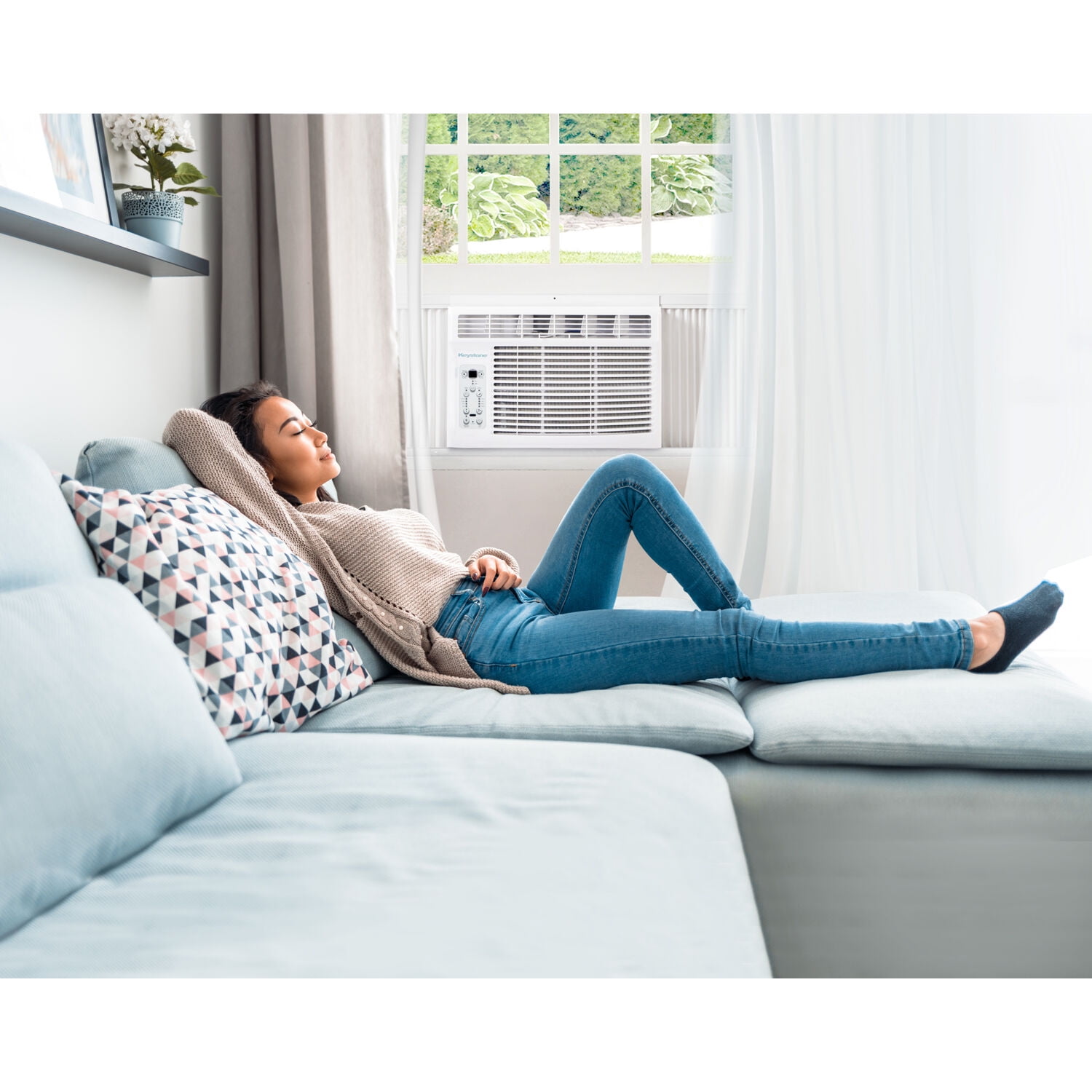 Keystone New 12,000 BTU 230V 550 Sq ft Window/Wall Air Conditioner with 11,000 BTU Supplemental Heat , KSTHW12B - Image 11