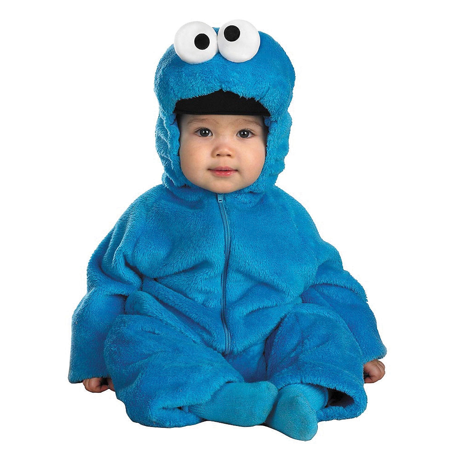 Disguise Toddler Boys' Deluxe Sesame Street Cookie Monster Jumpsuit Costume - Size 2T - Image 3