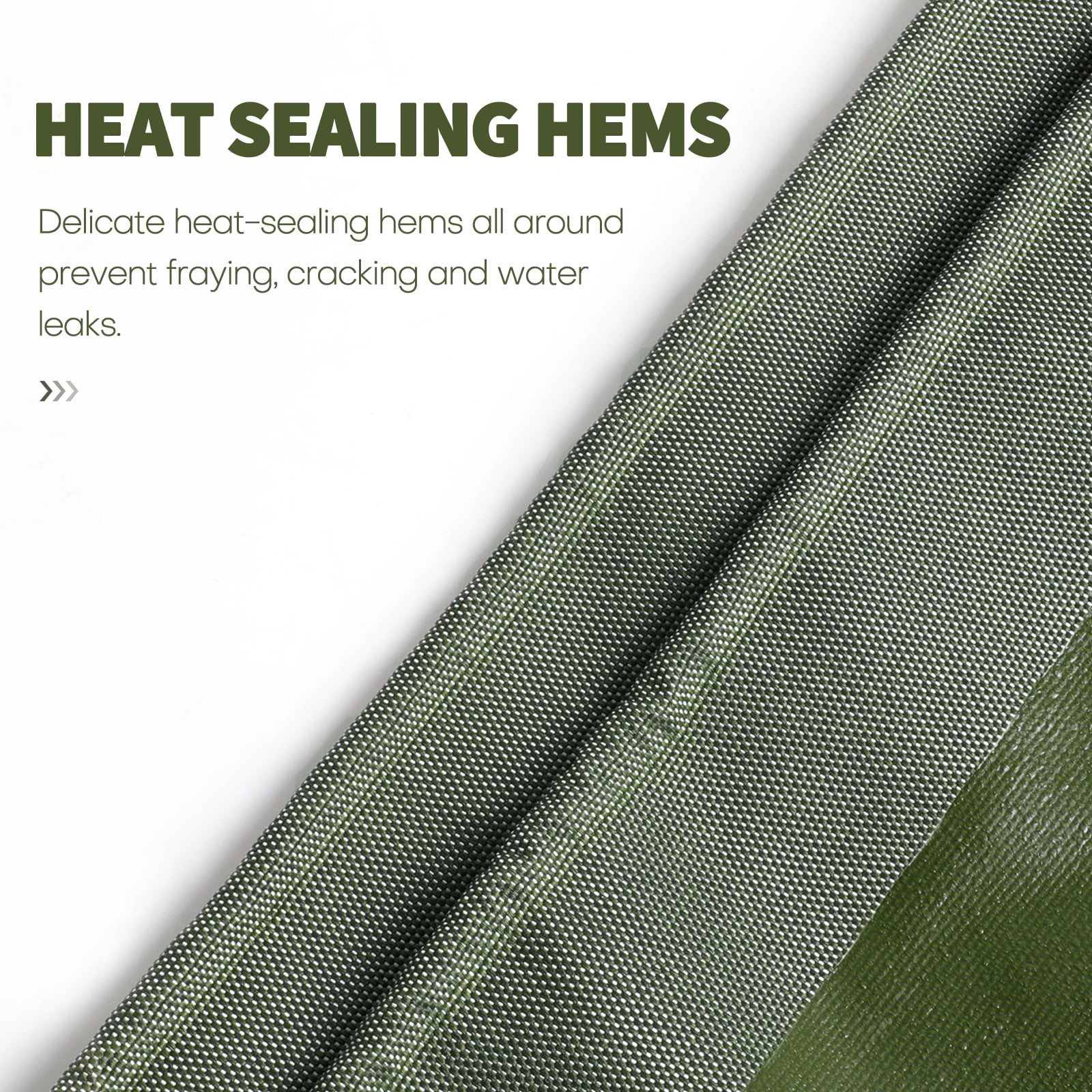 Heavy Duty 19.4oz 100% Canvas Tarp Extra Thick Waterproof Tarpaulin Full Sizes - Image 9