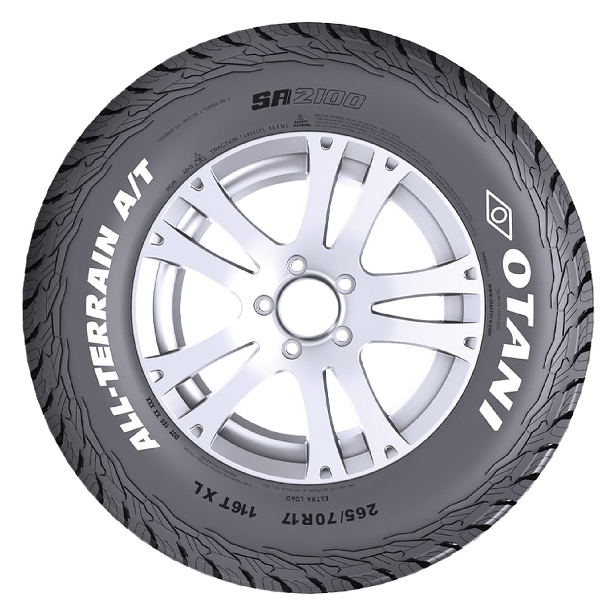 Otani SA2100 All Terrain LT33X12.5R20 119Q F Light Truck Tire - Image 2