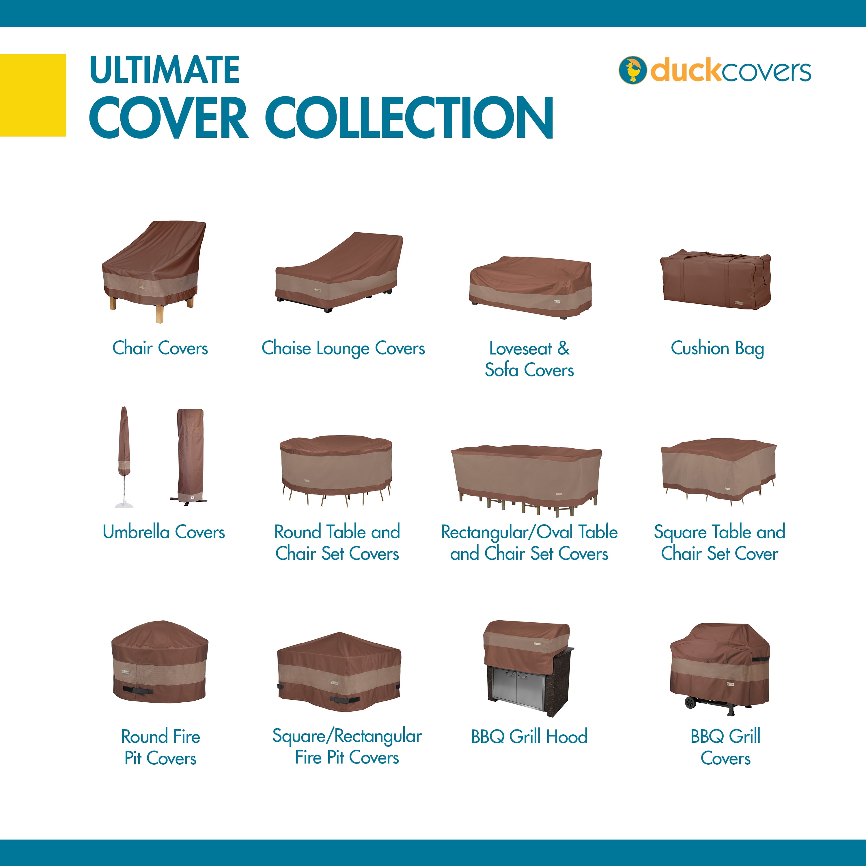 DUCKCOVERS® Ultimate Waterproof Outdoor Table & Chair Set Cover - Image 11