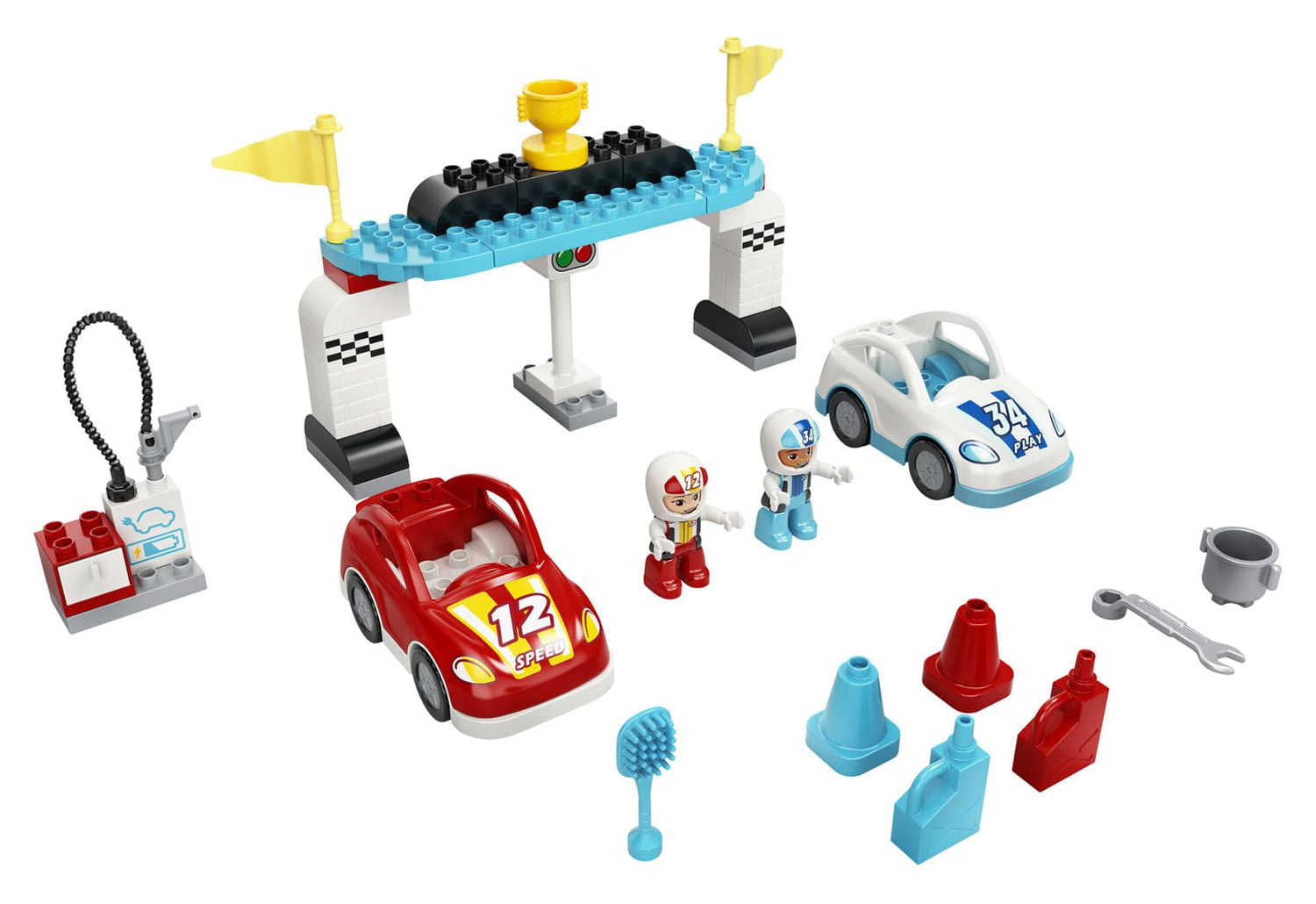 LEGO Duplo Town Race Cars 10947 Building Set (44 Pieces) - Image 9