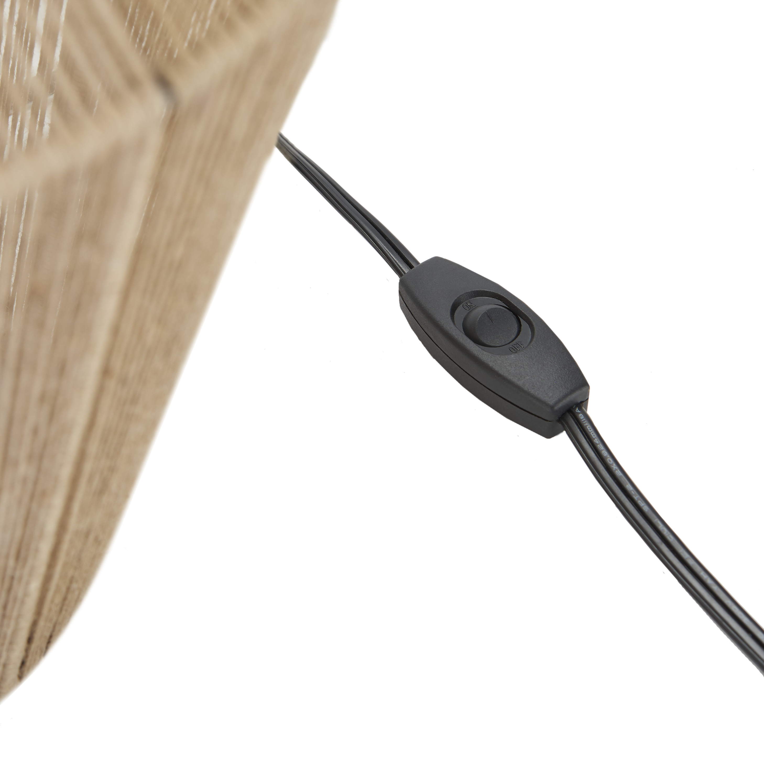 Nourison 23" Natural Woven Jute Rope Table Lamp, Farmhouse, Boho, Coastal for Bedroom, Living Room, Dining Room, End Table Lamp - Image 9