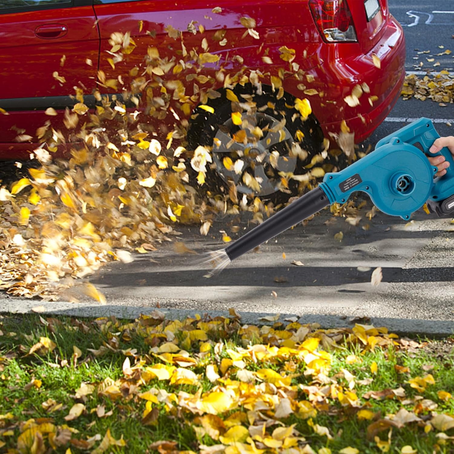 2-in-1 Leaf Blower Cordless & Handheld Vacuum Cleaner Battery Powered - Come with 21V 2 Batteries and Charger - Stepless Speed Control for Lawn Care, Dust Snow Blowing - Image 3