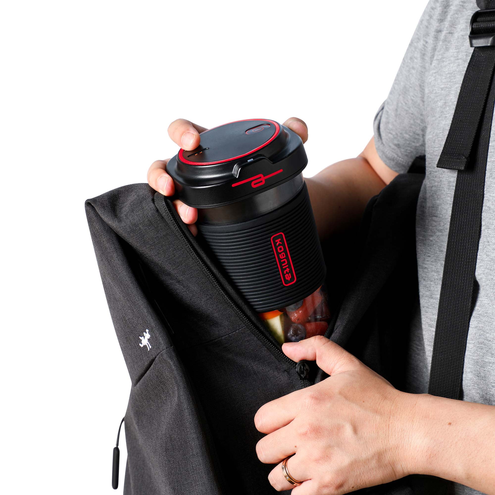 Kognita Portable 17 oz Battery Powered Blender, Black - Image 5