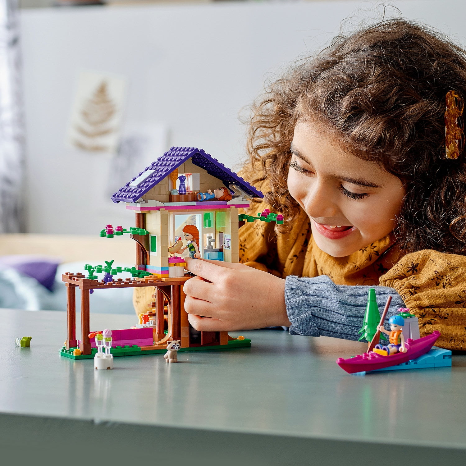 LEGO Friends Forest House 41679 Building Toy; Great Gift for Kids Who Love Nature (326 Pieces) - Image 4