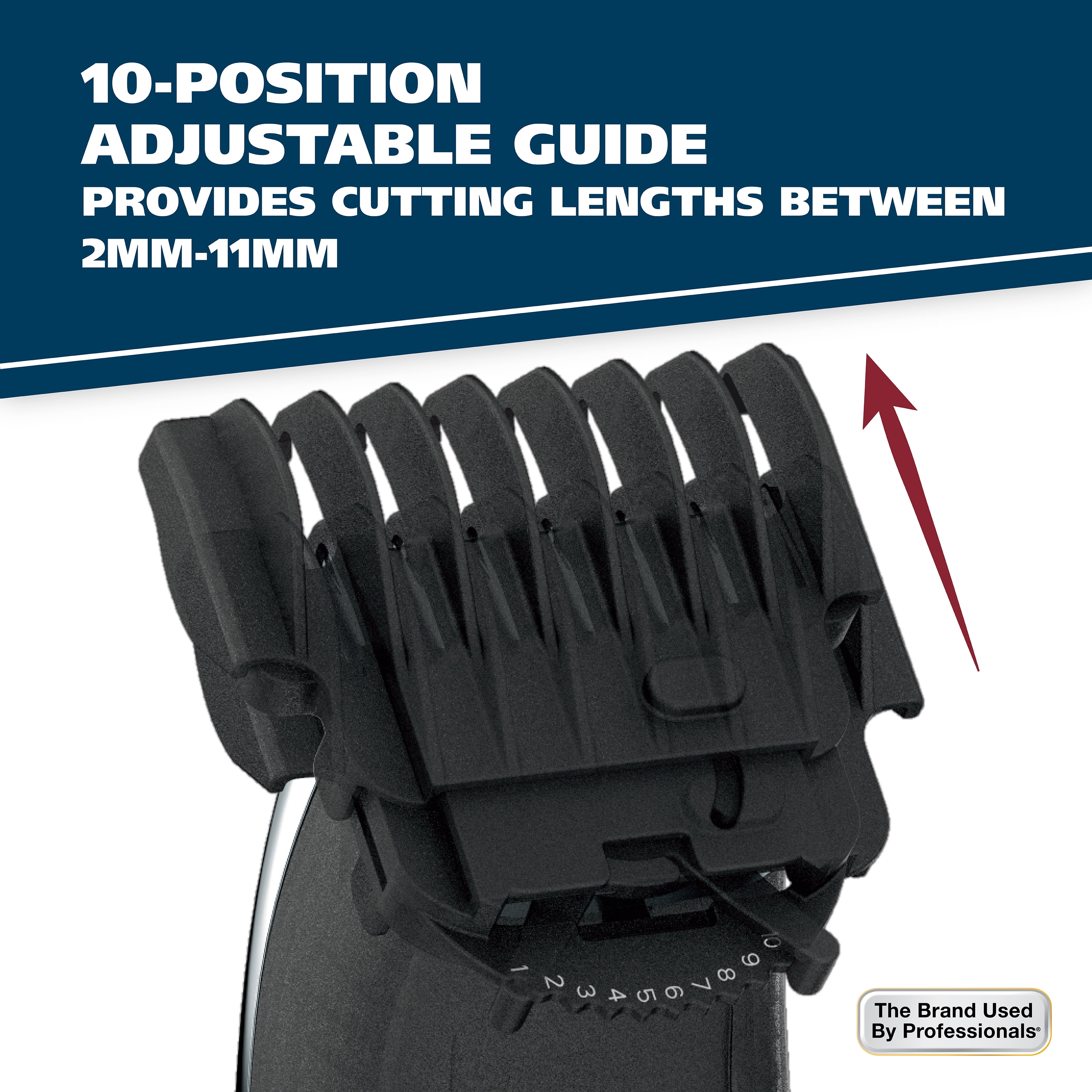 Wahl LifeProof Wet/Dry Rechargeable Lithium Ion Trimmer for Men, Black/Yellow, 9899 - Image 2