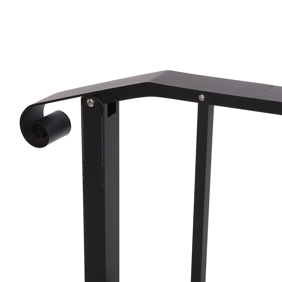 tonchean Iron Handrail for Stairs Fits 2 or 3 Steps, 39"L x 40"H Outdoor Stair Railing, Black - Image 7