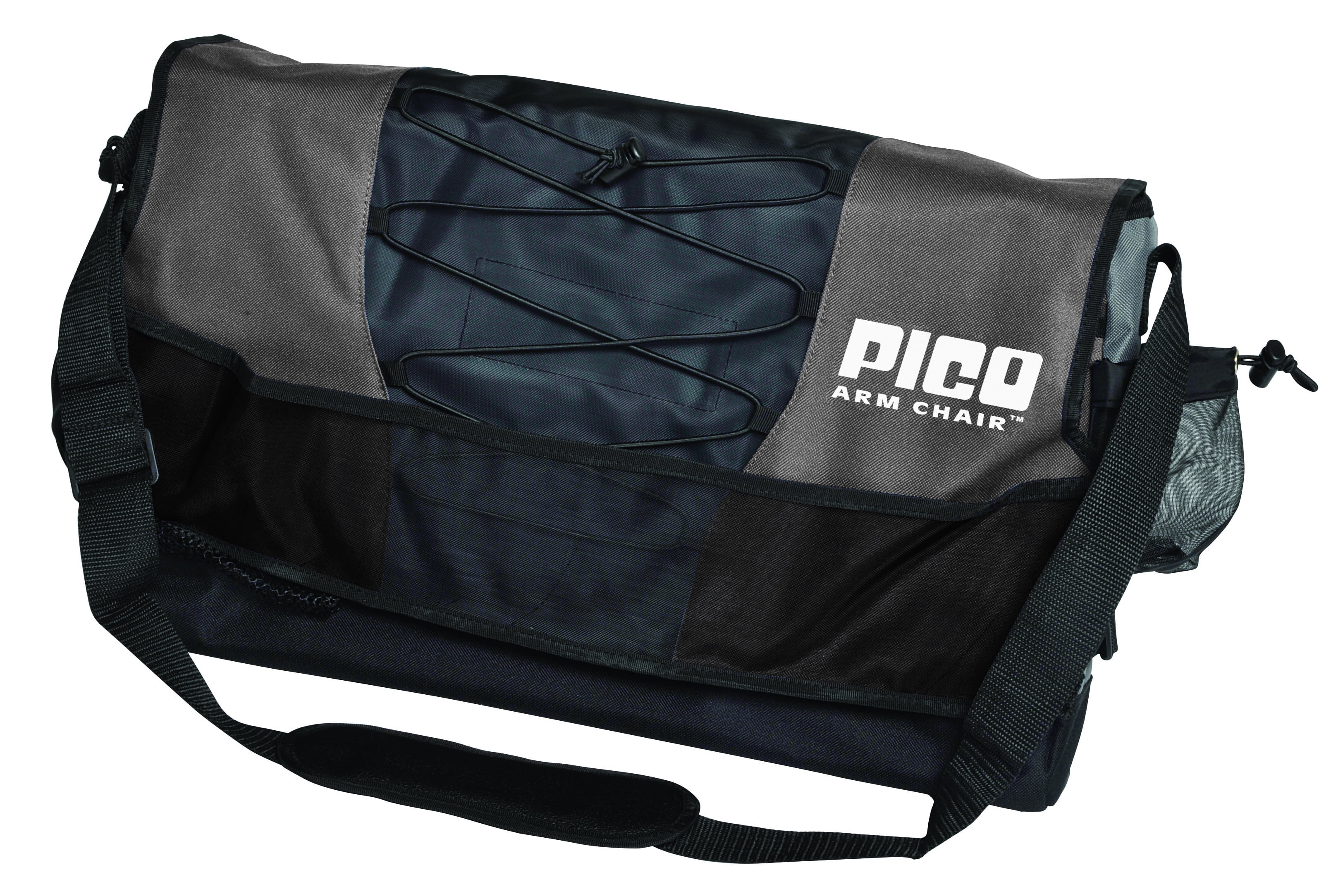 GCI Outdoor Pico Arm Chair Folding Director's Camp Seat, Mercury Gray - Image 2