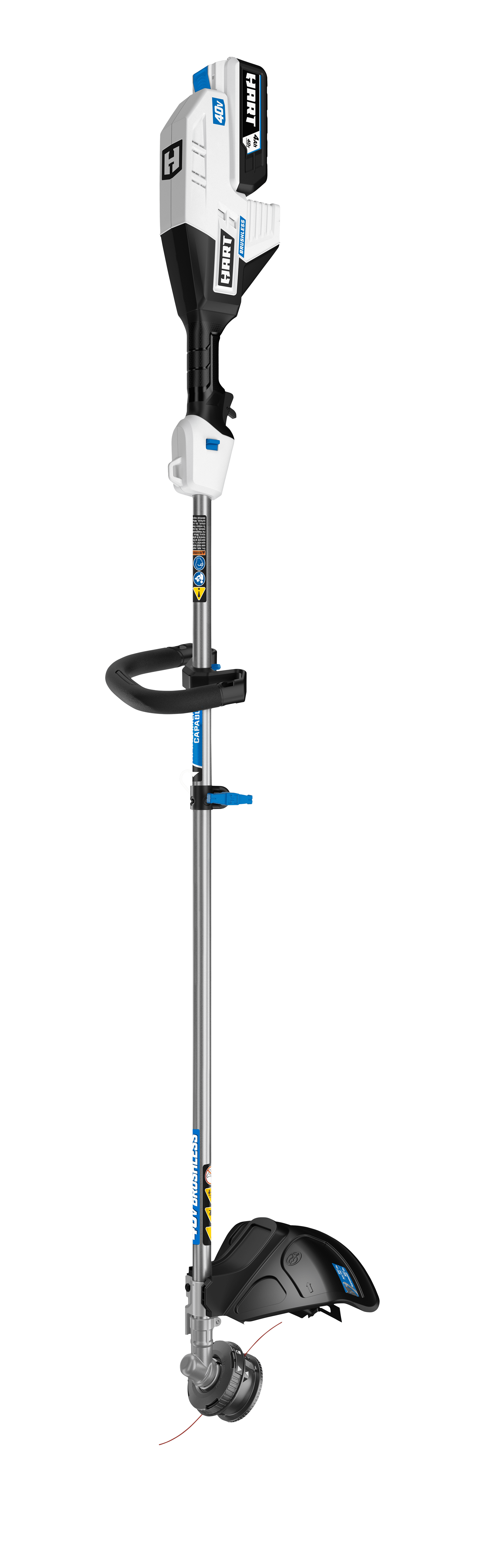 HART 40V Brushless 15-inch String Trimmer & 600 CFM Blower Kit - Image 5