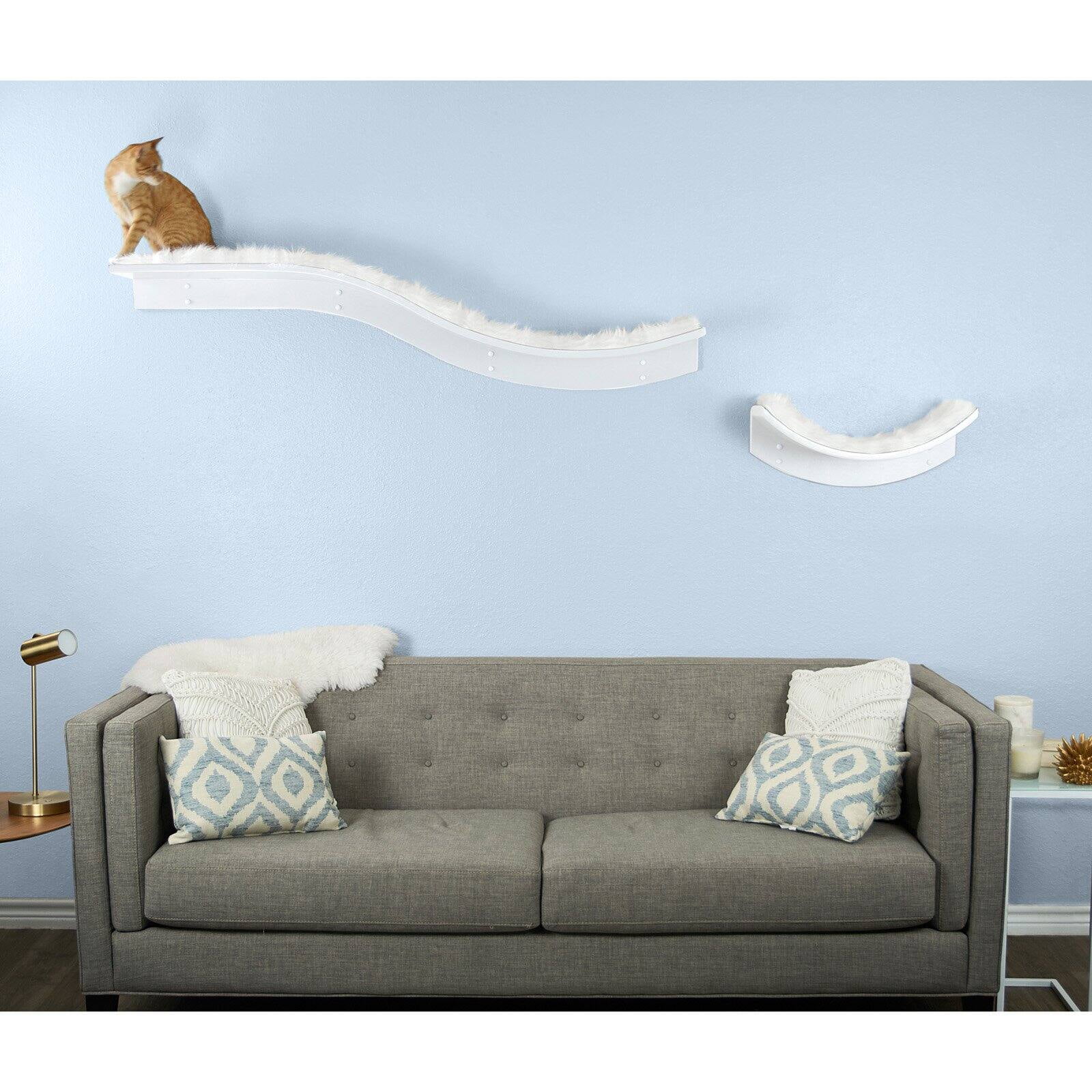 The Refined Feline, Lotus Branch Cat Shelf, Espresso - Image 7