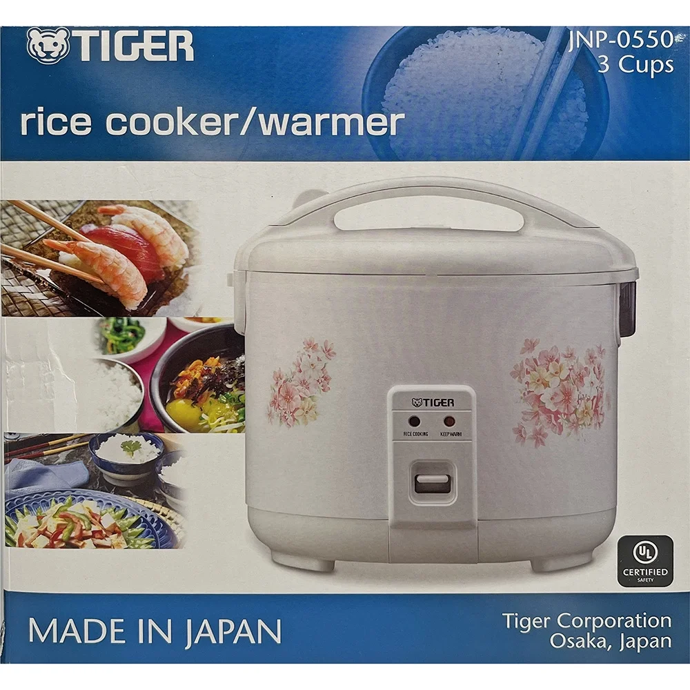 Tiger Rice Cooker/Warmer Floral Design, 3 Cups - Image 2