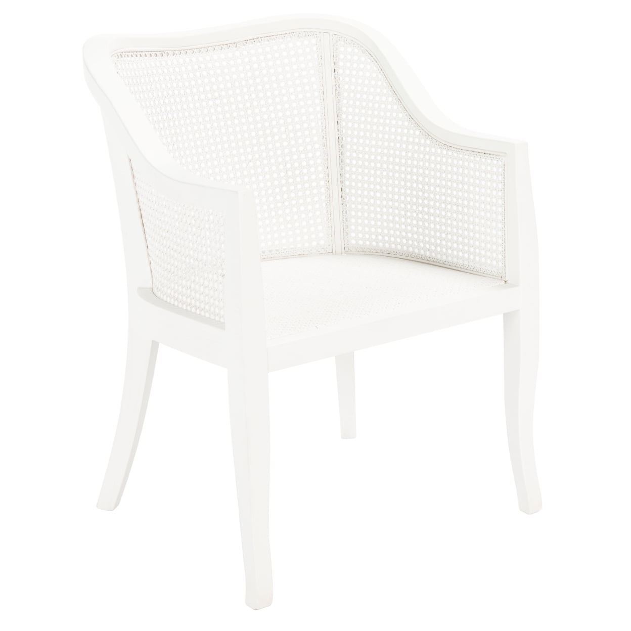 SAFAVIEH Maika Nautical Solid Dining Chair, White - Image 6