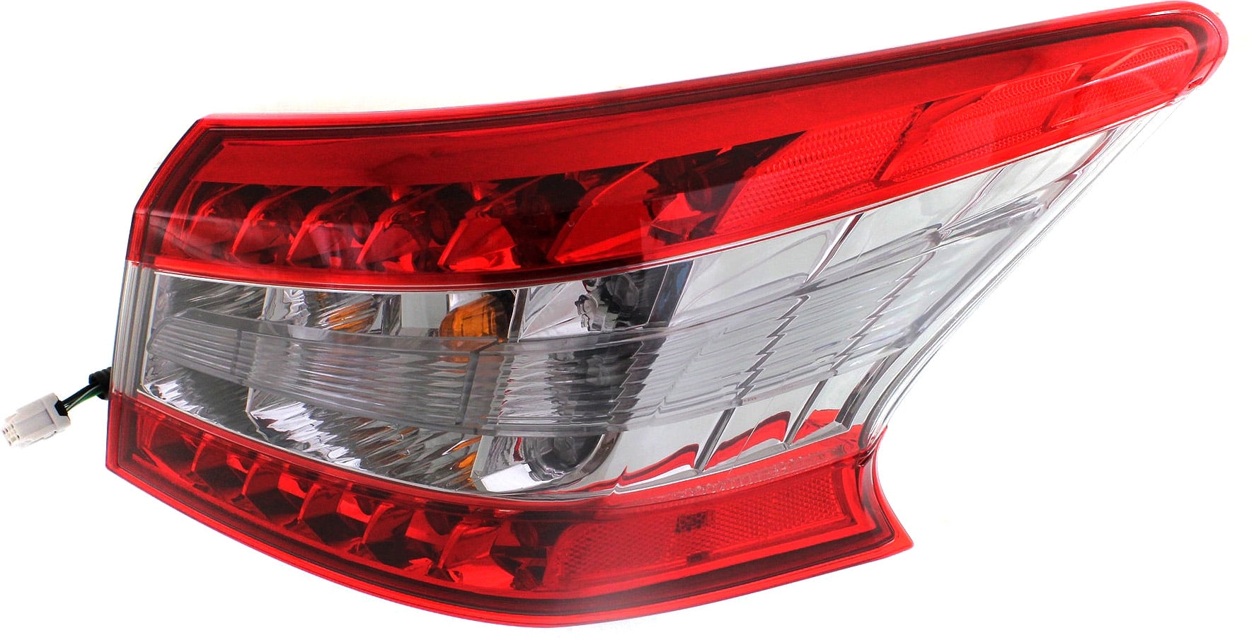 Tail Light Compatible With 2013-2015 Nissan Sentra Right Passenger Side, Outer With bulb(s) - Image 3