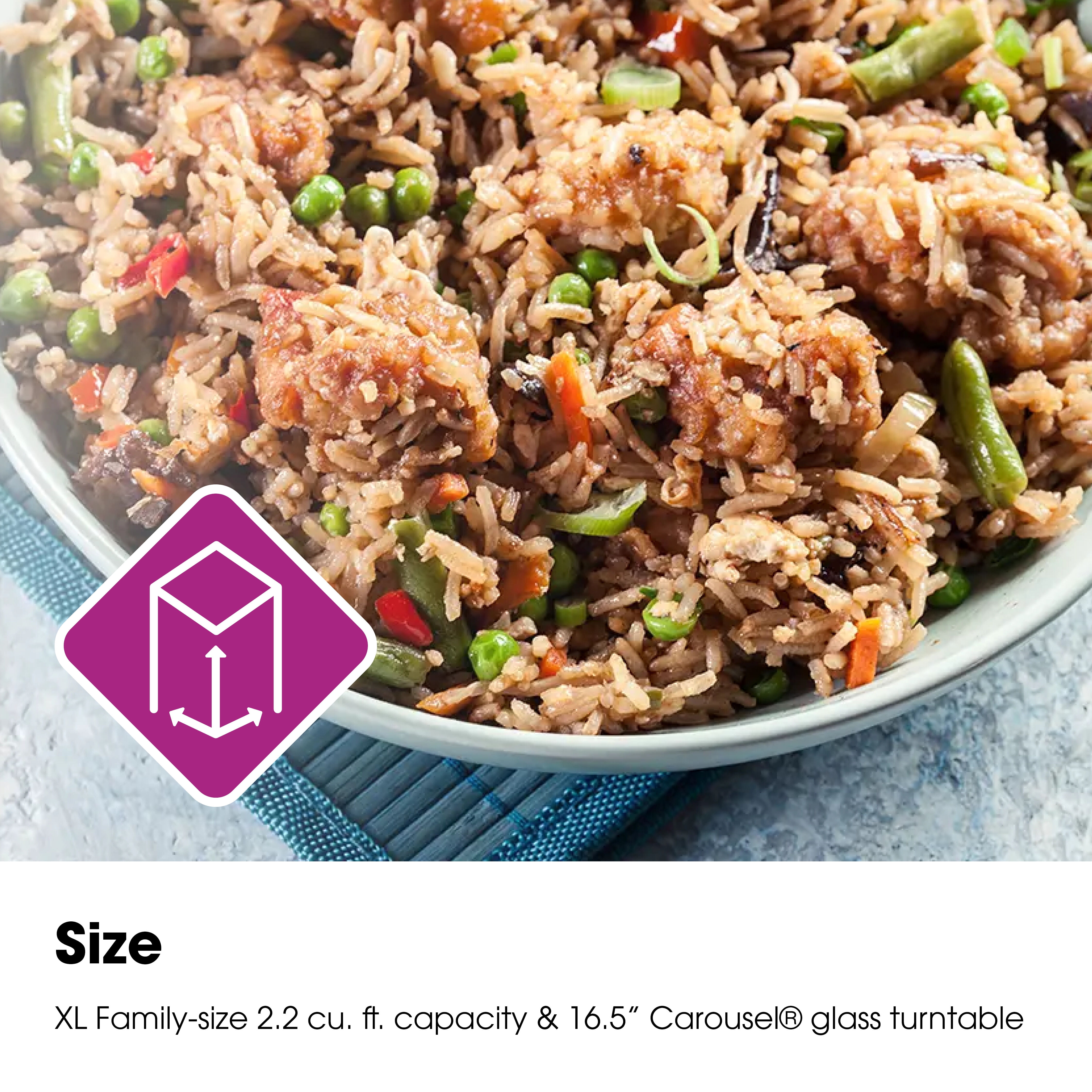 Sharp 2.2 cu ft Countertop Microwave Ovens in Stainless - Image 5