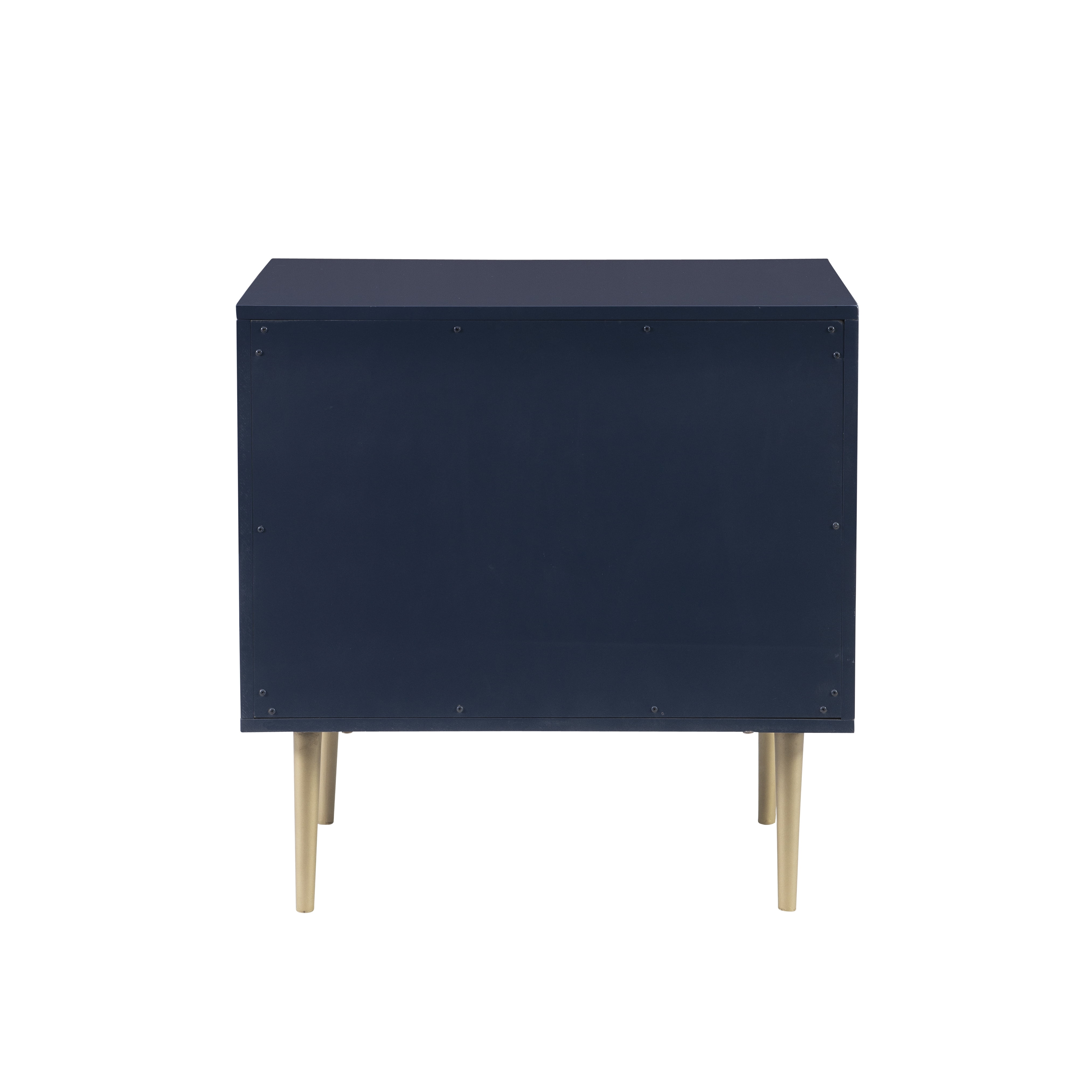 Linon Galena 2-Drawer Nightstand, Navy - Image 11