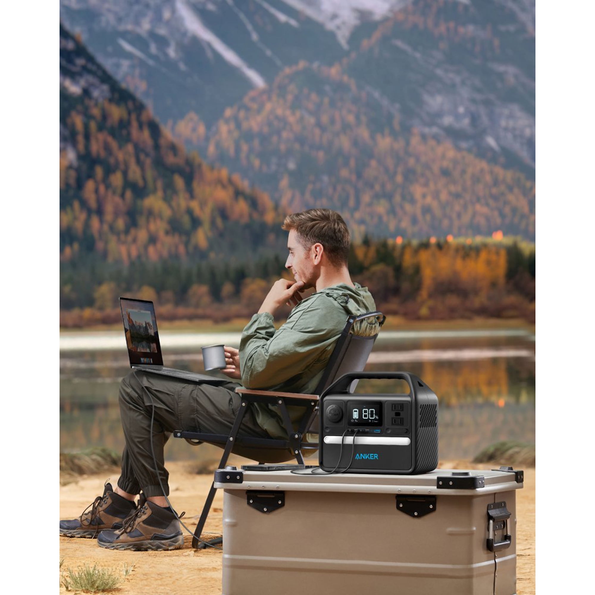 Anker 522 Portable Power Station - Black - Image 3