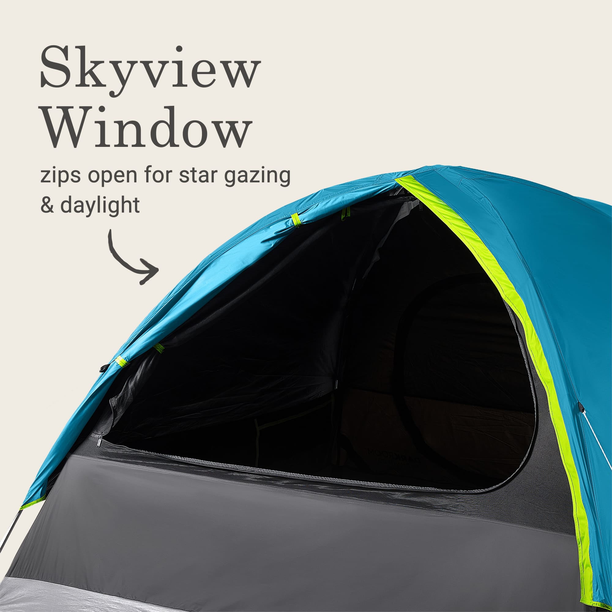 Coleman 4-Person Dark Room Stardome Camping Tent - Image 4