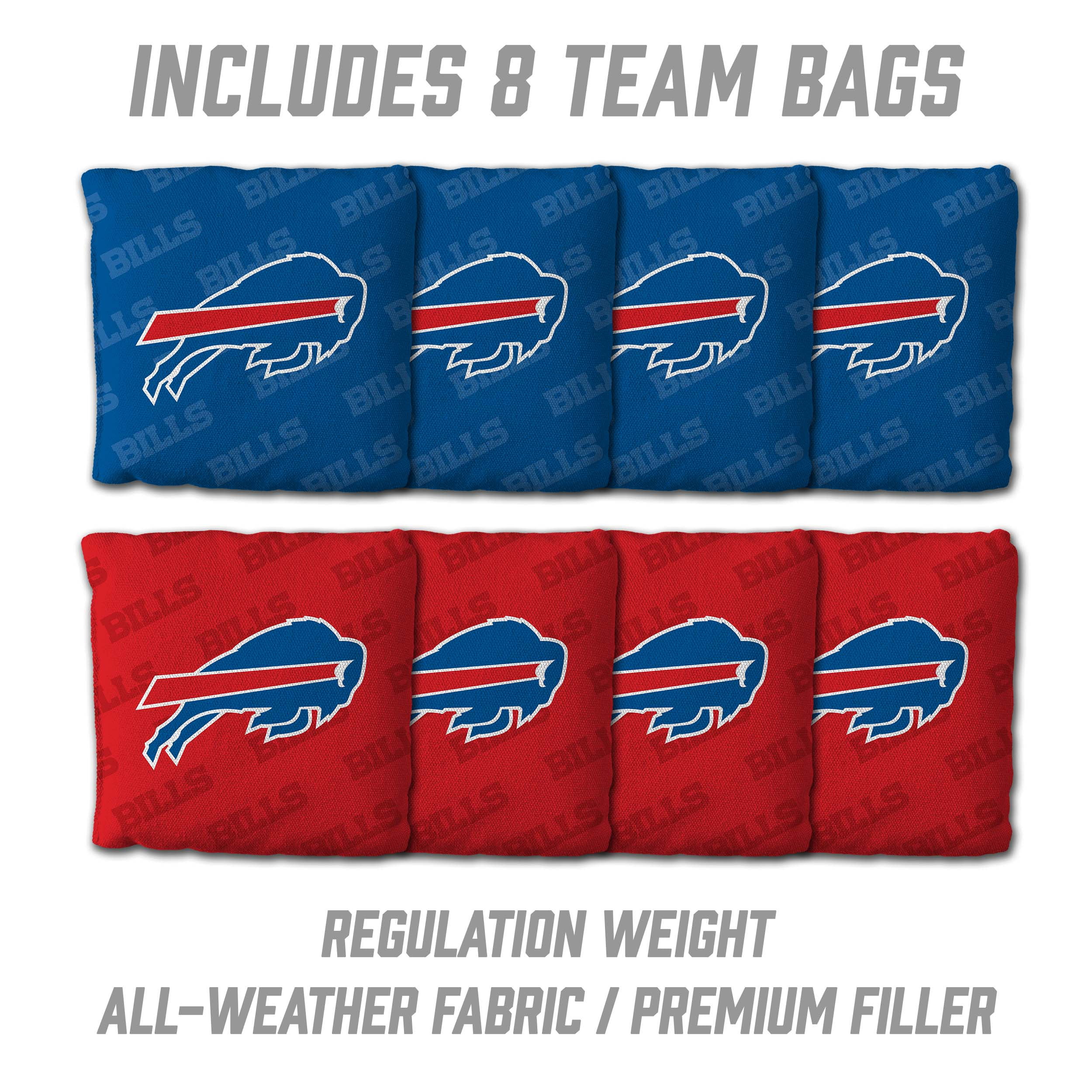 YouTheFan NFL Buffalo Bills 2' x 4' Cornhole Game - Image 4