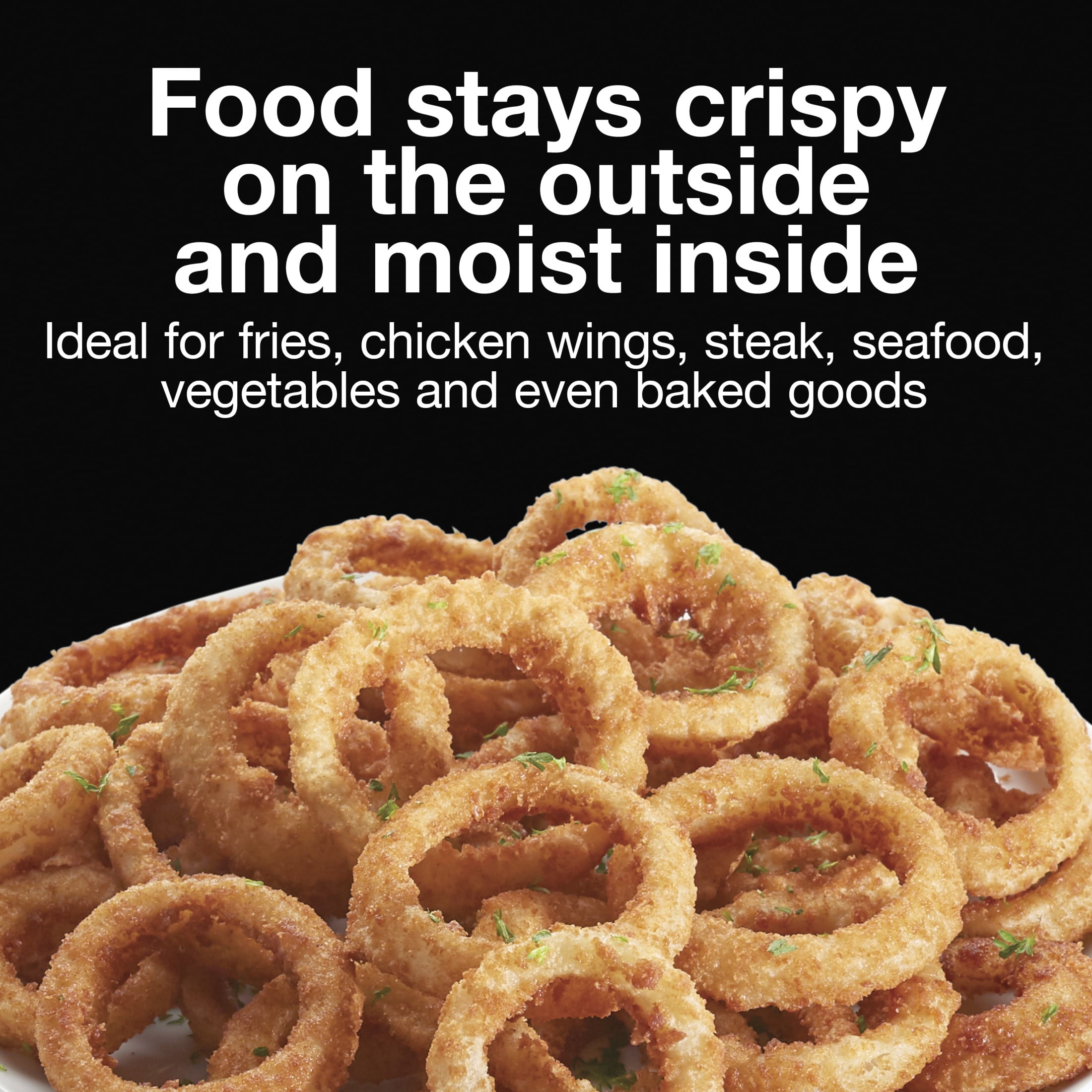 Proctor Silex 5.8 Quart Air Fryer with Timer and Nonstick Basket, Black - Image 4