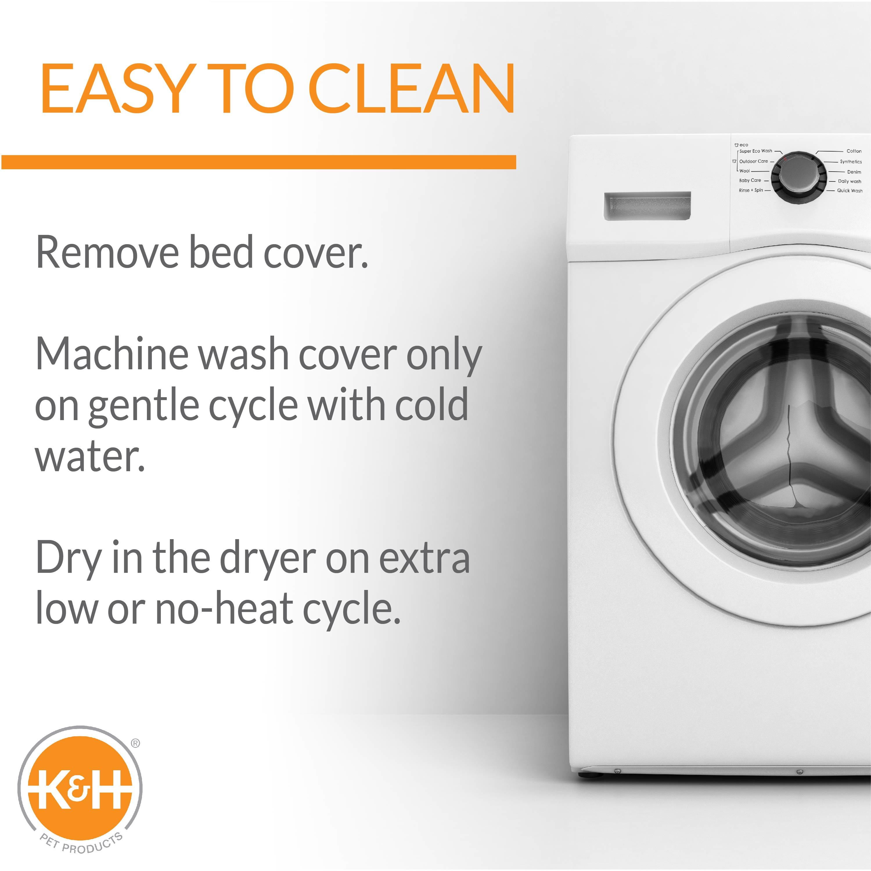 K&H Pet Products Kitty Sill Window Perch Seat with Washable Cover, 14 x24", Holds up to 40lbs, Unheated - Image 8