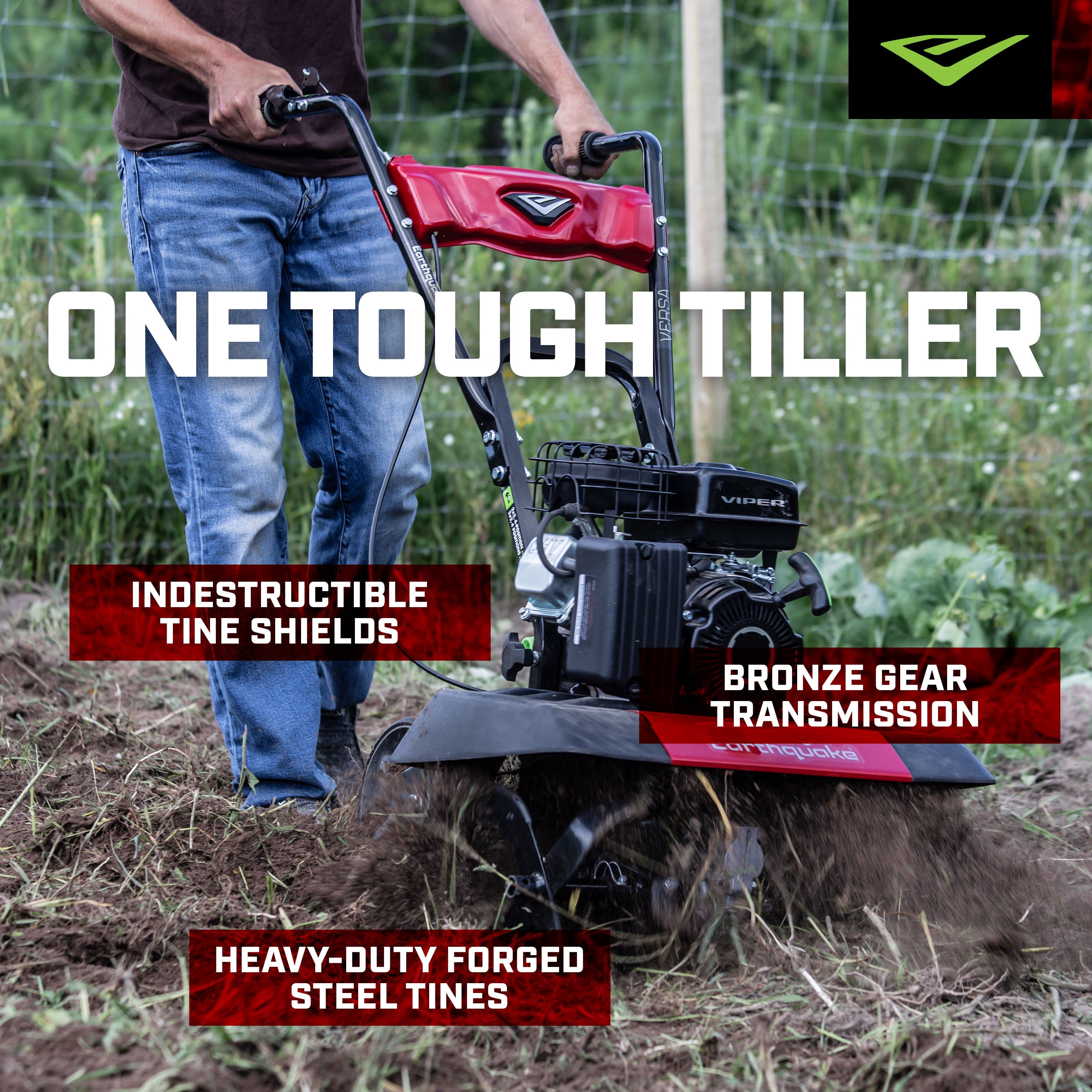 Earthquake Versa Front Tine Tiller, 99cc 4-Cycle Viper Engine - Image 5