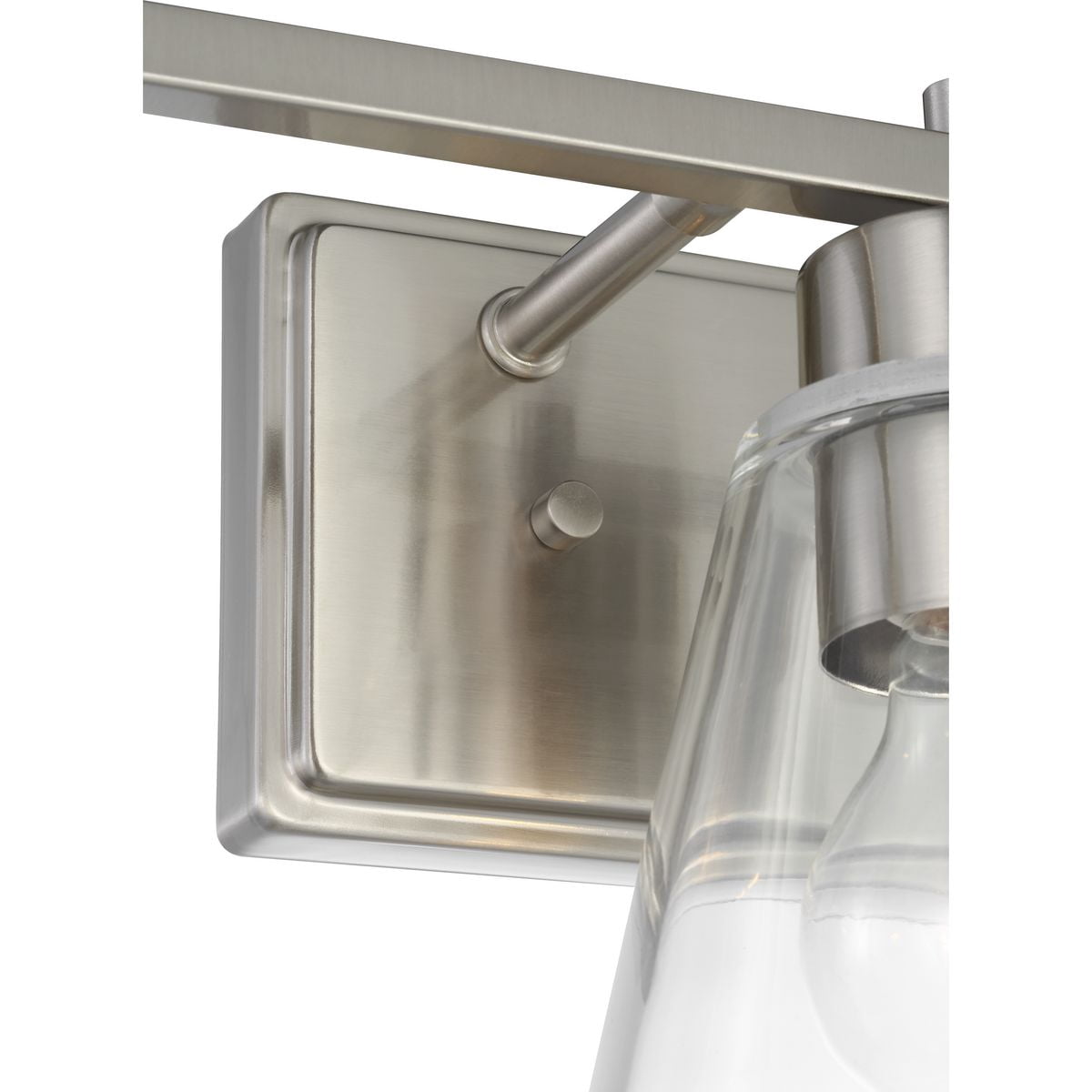 Better Homes and Gardens 22" Modern Dimmable 3-Light Vanity, Silver, Medium Base Bulb, Bathroom Light - Image 10