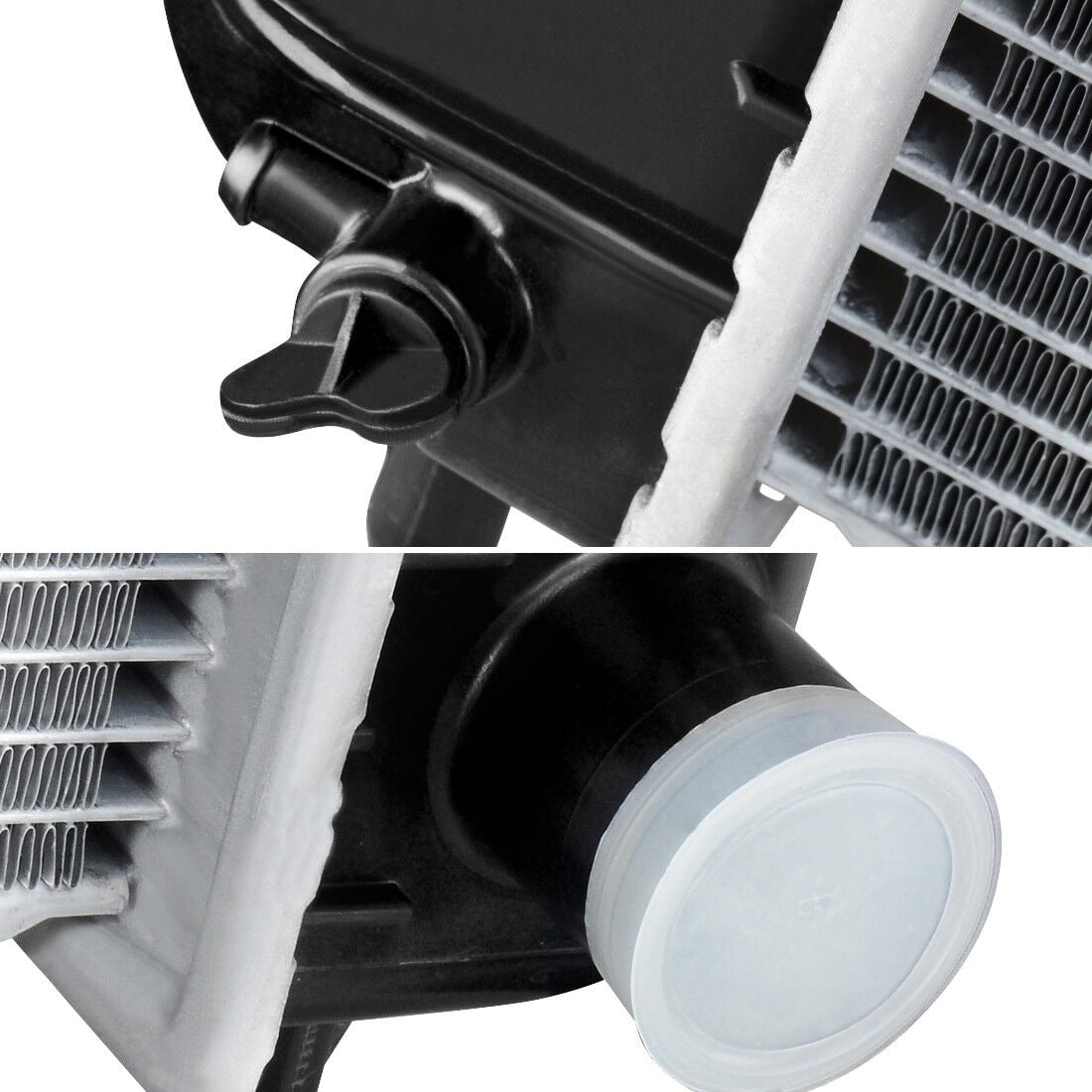 RVNI 34" Radiator for Chevy Silverado Suburban Tahoe Cadillac Avalanche Escalade GMC Yukon Sierra 4.8 5.3L 6.0L Fits select: 2008-2009 Chevrolet Silverado K1500 - Image 5