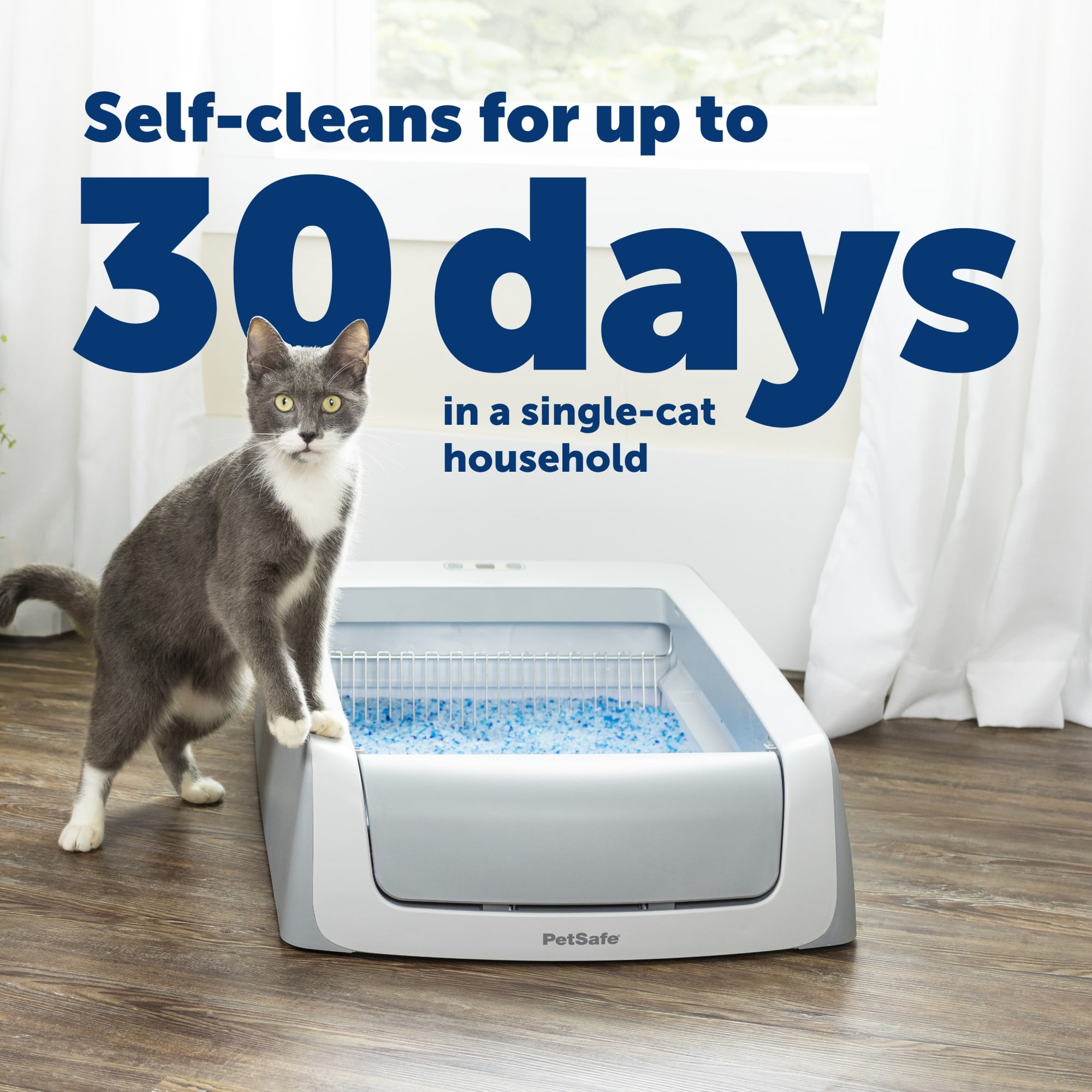PetSafe ScoopFree Crystal Pro Legacy Self-Cleaning Cat Litter Box, Automatic, Not Enclosed, Gray - Image 7