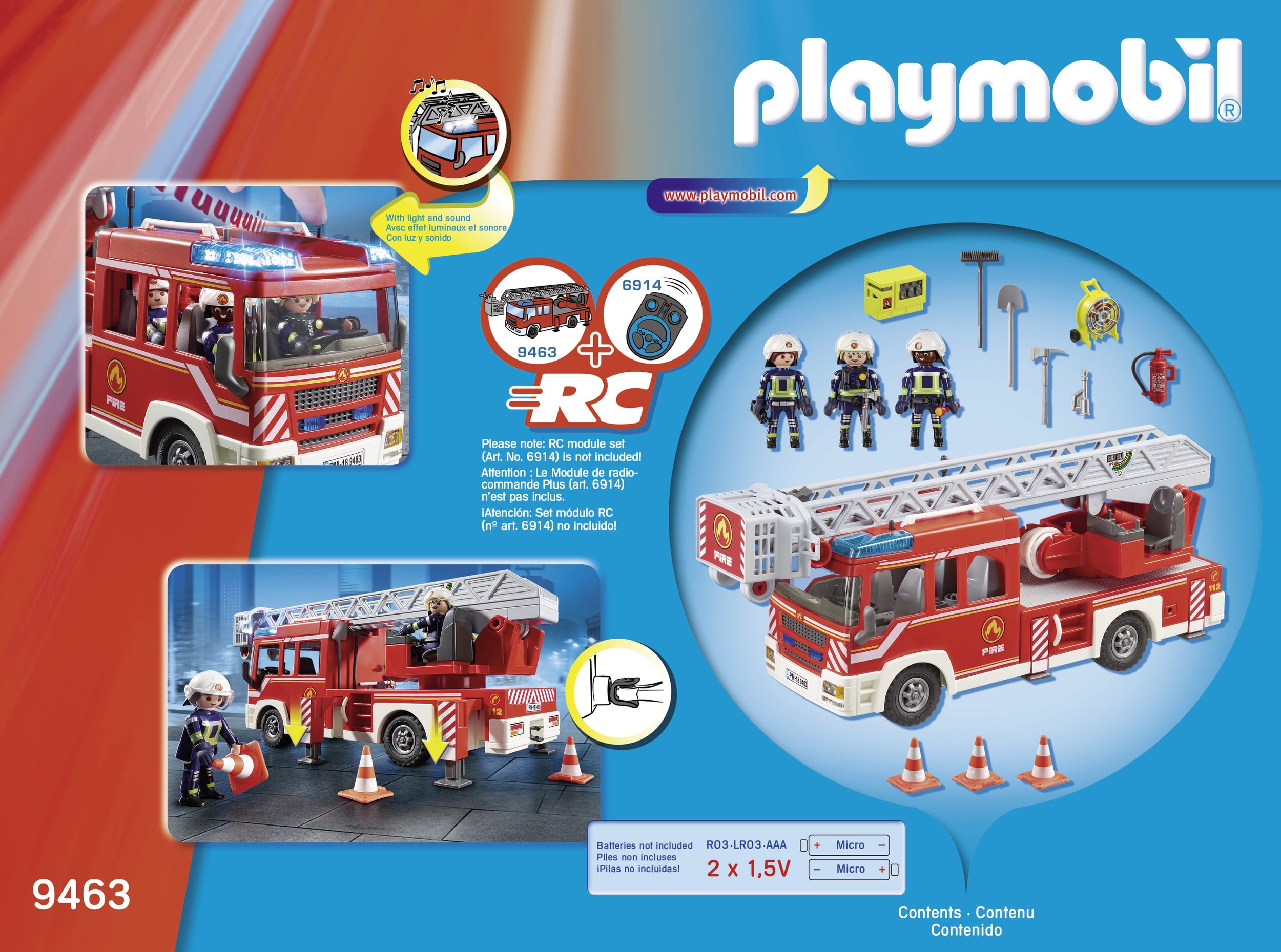 PLAYMOBIL Fire Ladder Unit - Image 7