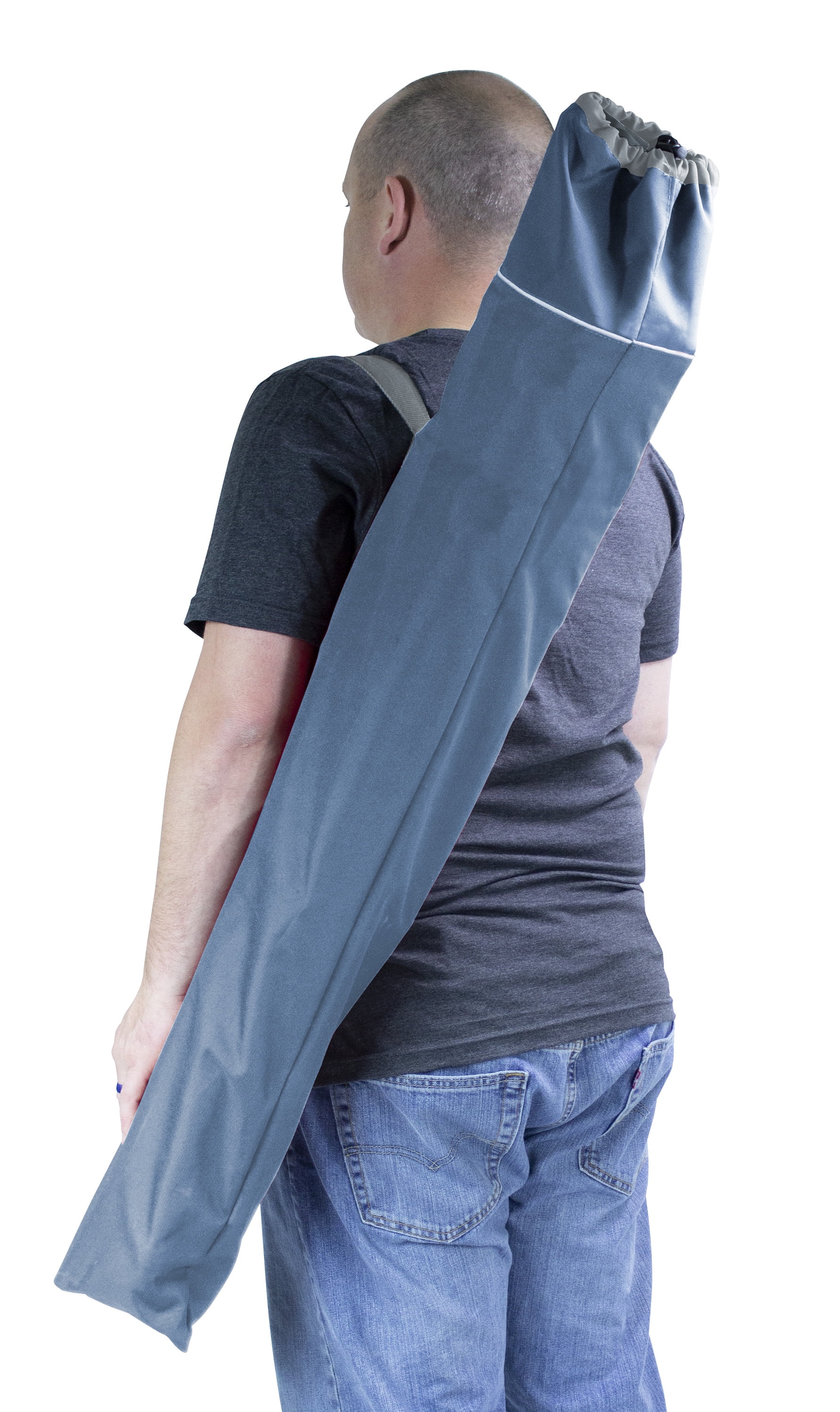 GCI Outdoor SunShade Comfort Pro Portable Folding Canopy Chair, Lichen Blue - Image 2