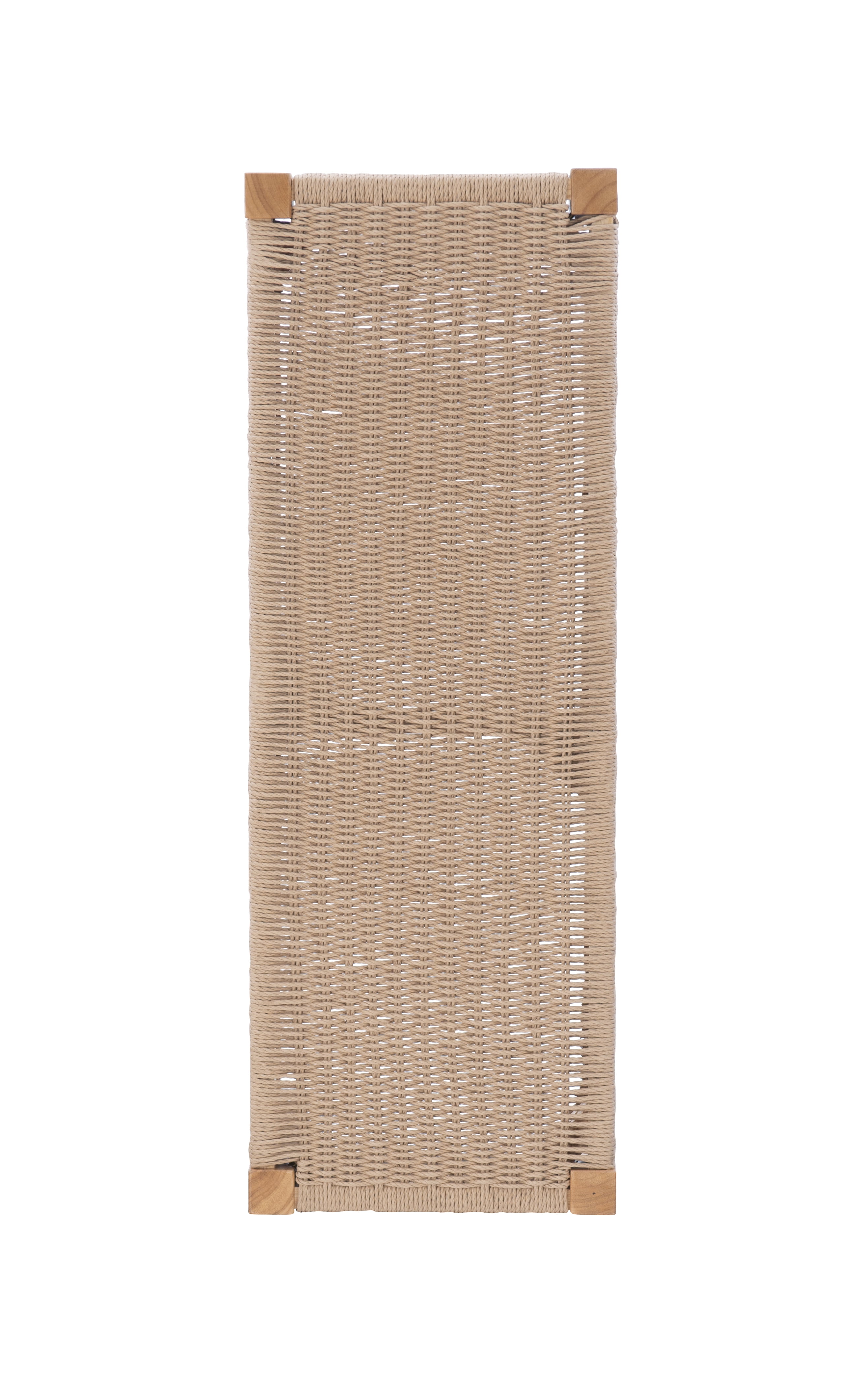 Powell Holden Dining Bench with Handwoven Rope Seat, Natural/Natural - Image 6