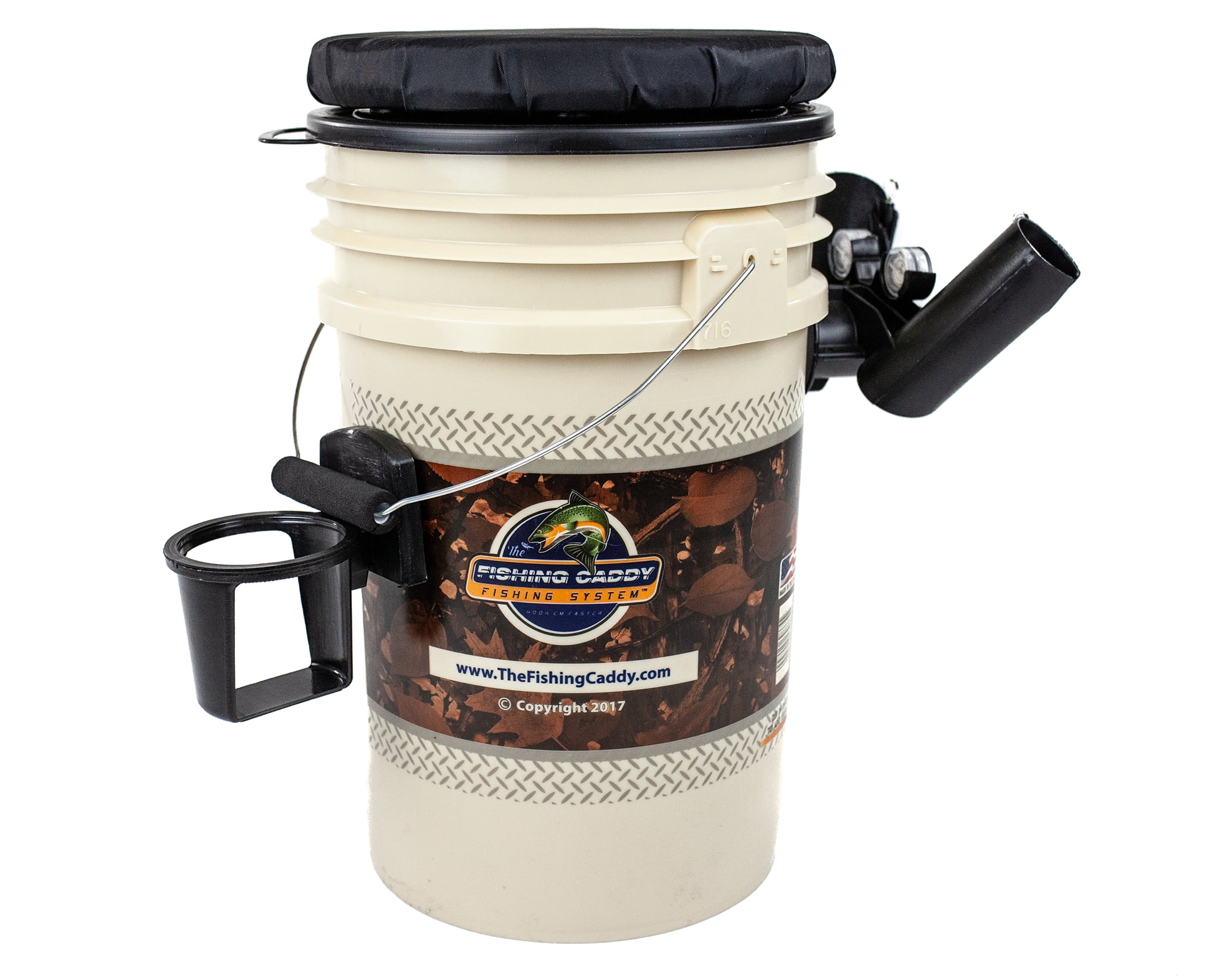 Fishing Caddy Camo Extra Large-Plush Padded Swivel Seat - Image 5