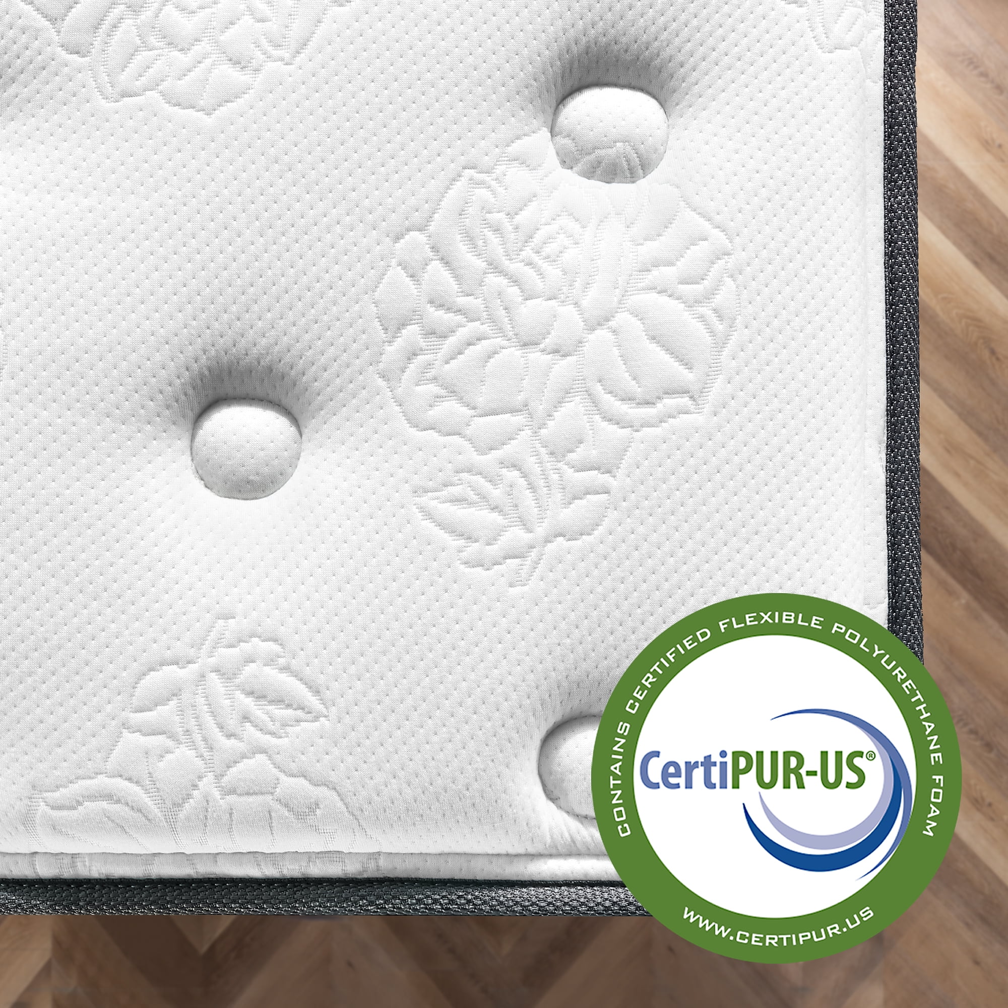 Zinus Comfort Support 12" King Cooling Gel Hybrid Mattress with Pocket Springs - Image 5