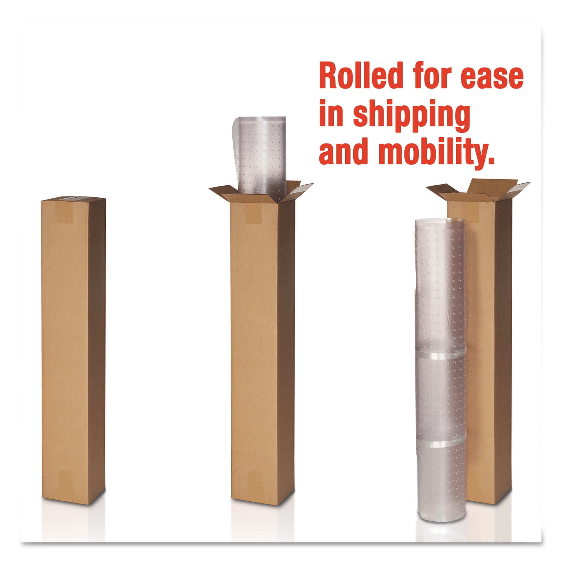 Deflecto EconoMat 45 x 53 Chair Mat for Hard Floor, Rectangular - Image 6