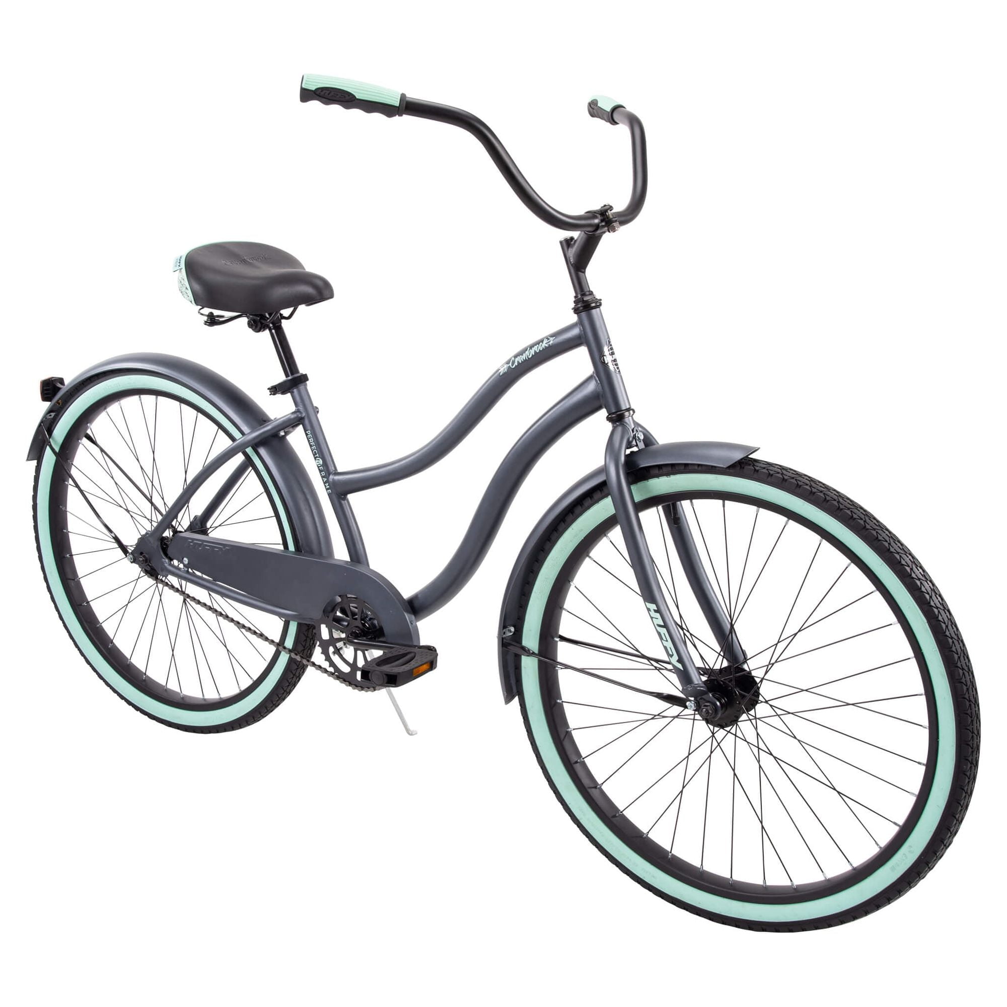 26" Huffy Cranbrook Comfort Cruiser Bike, Ages 13+ Years, Gray - Image 11