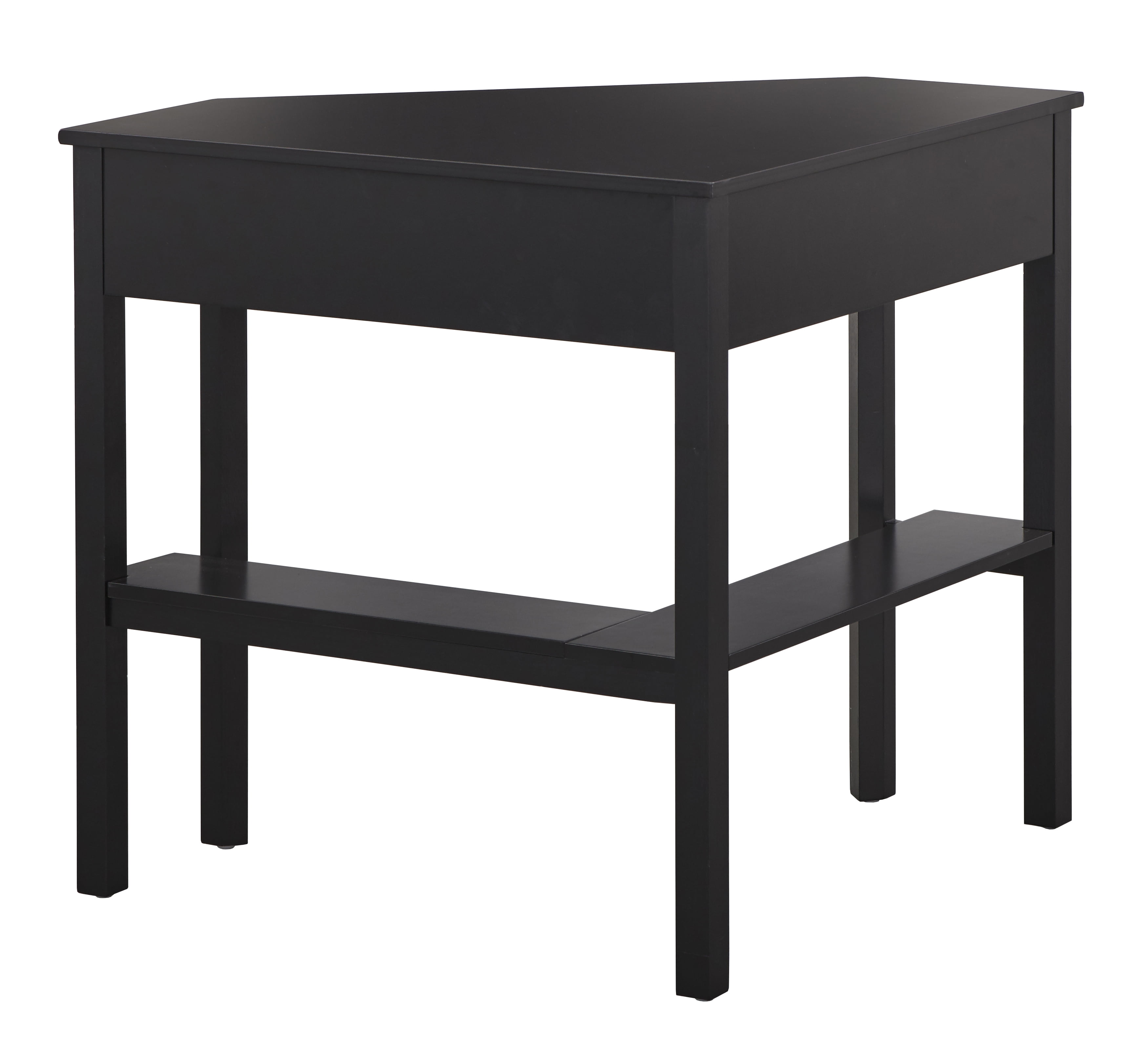 Porch & Den Lincoln Corner Desk Black Painted - Image 6