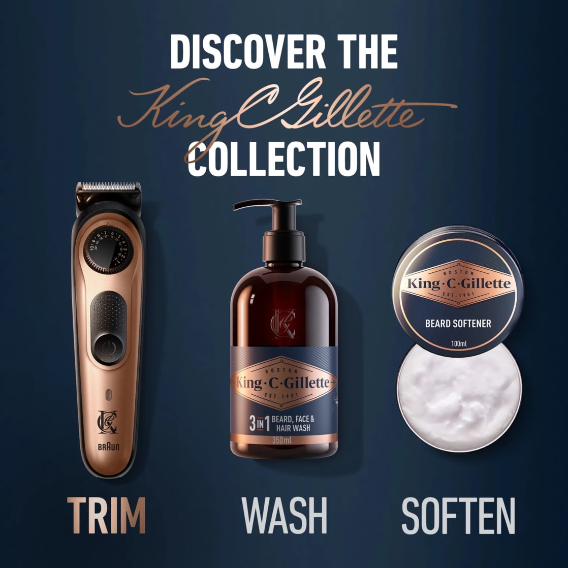 King C. Gillette Beard Trimmer PRO with Precision Wheel - Image 2